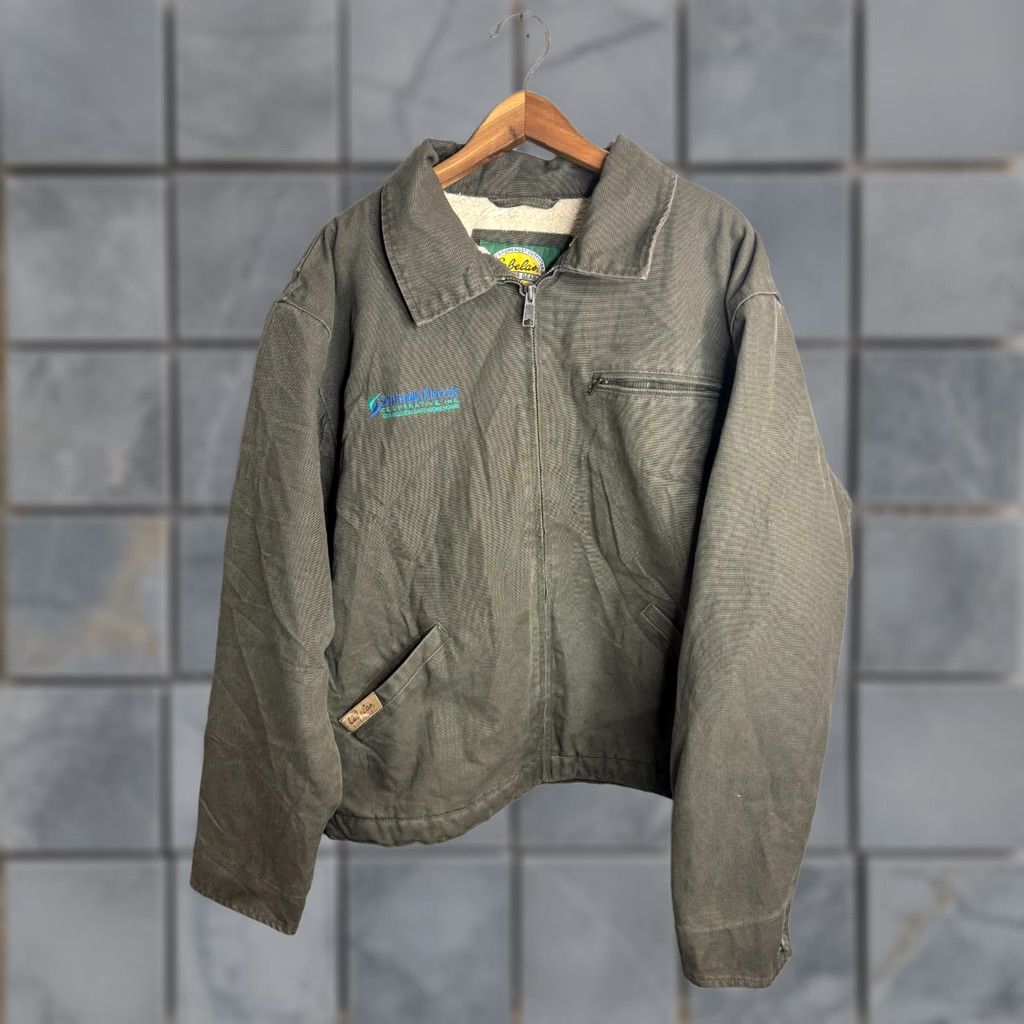 Vintage Cabela's Jacket Mens XL Green Sherpa Lined Cotton Collar Full Zip Heavy 4563 Jacket Size US XL / EU 56 / 4 - 1 Thumbnail