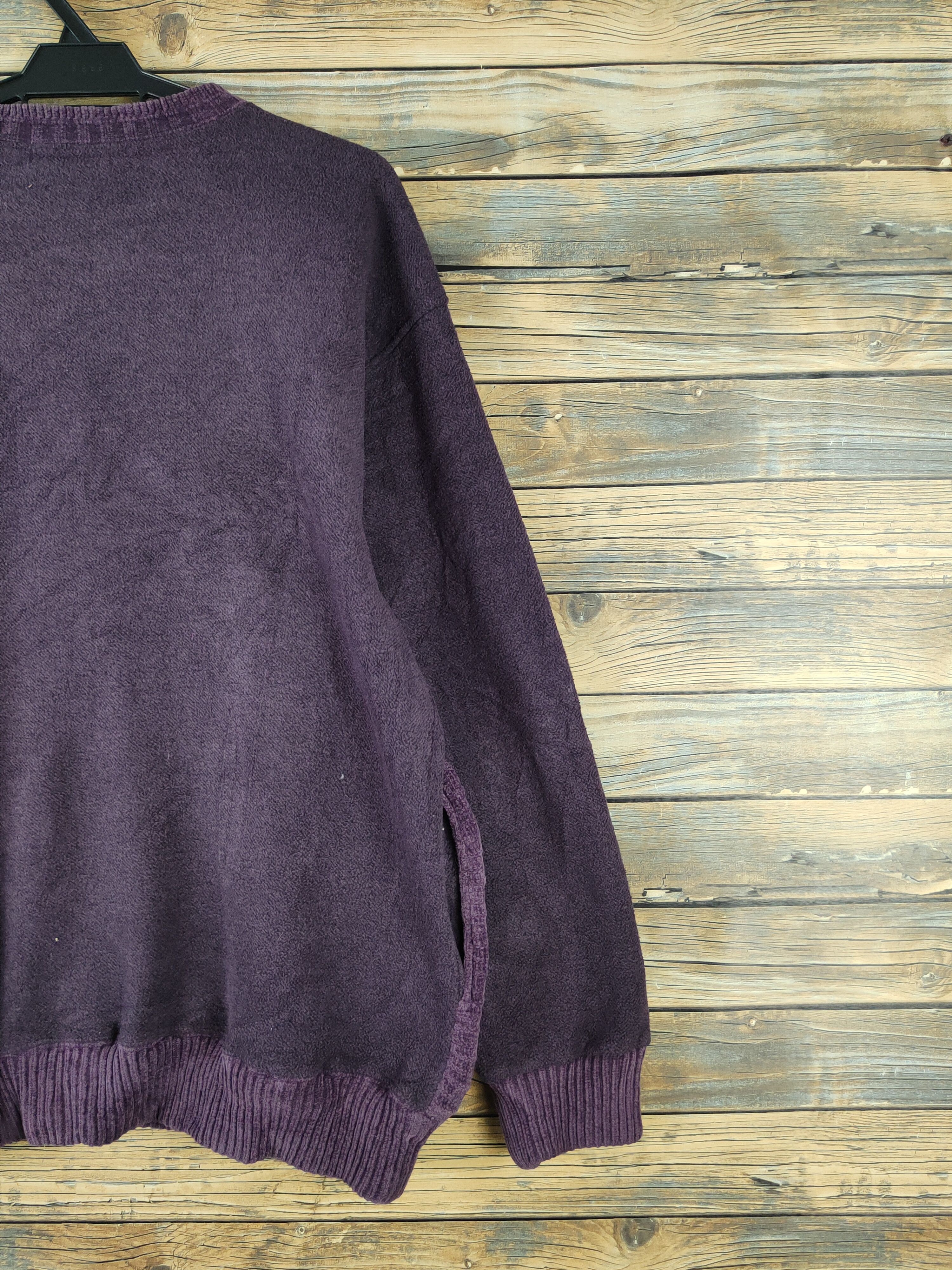 Japanese Brand × Vintage DL Short Arrow Purple Wool Sweatshirts #373 Size US L / EU 52-54 / 3 - 10 Thumbnail