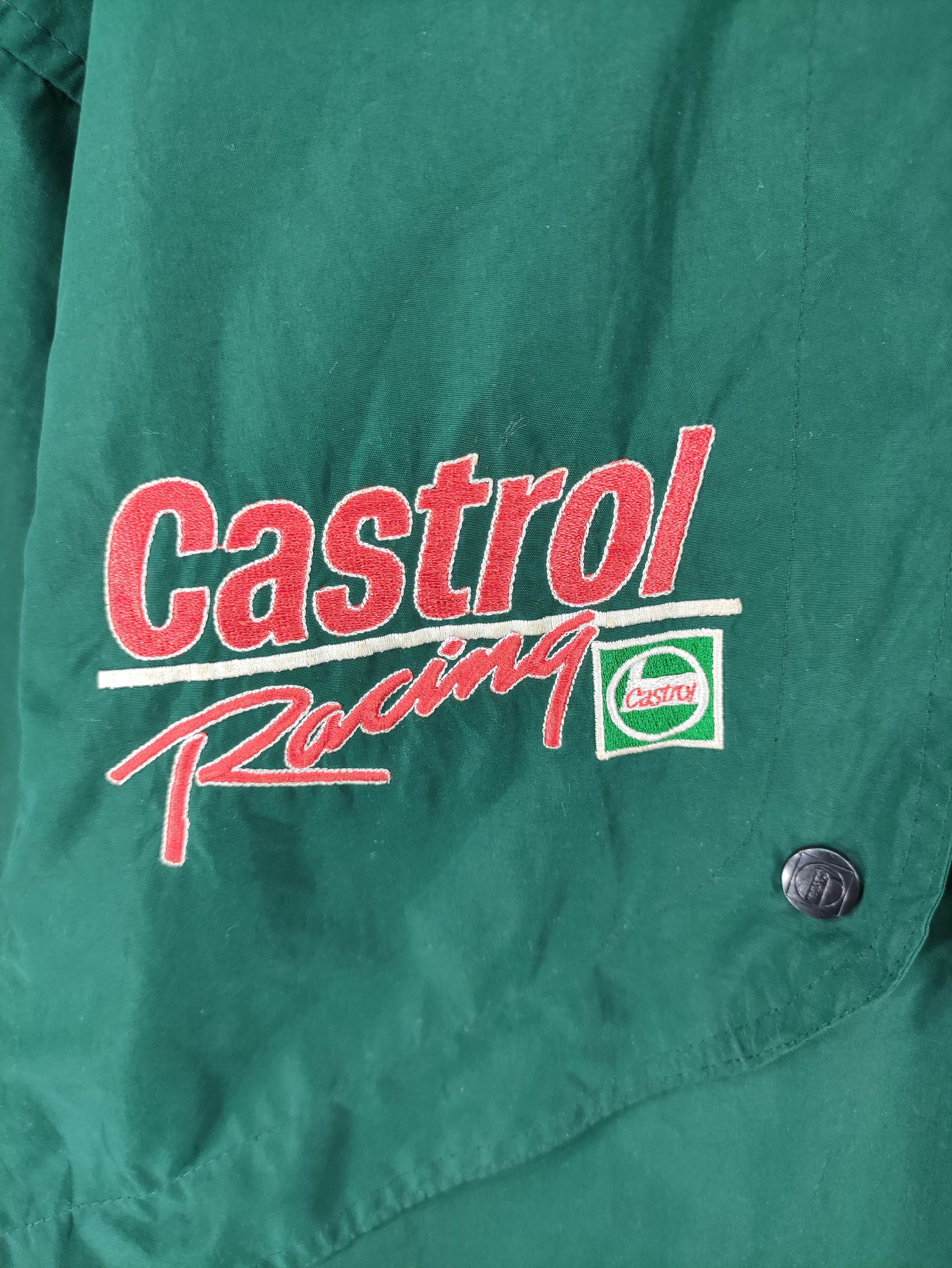 Japanese Brand Vintage Castrol Jacket With Hoodie Zipper Size US L / EU 52-54 / 3 - 2 Thumbnail