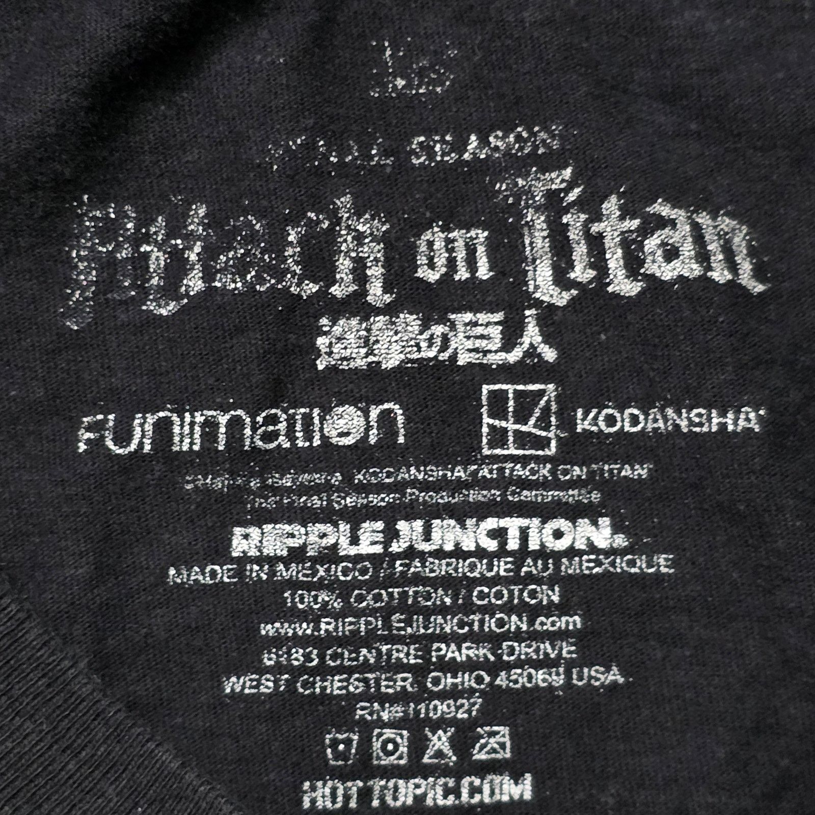 Ripple Junction Attack On Titan Final Season Eren Titan T-Shirt Men’s 2XL Size US XXL / EU 58 / 5 - 3 Thumbnail