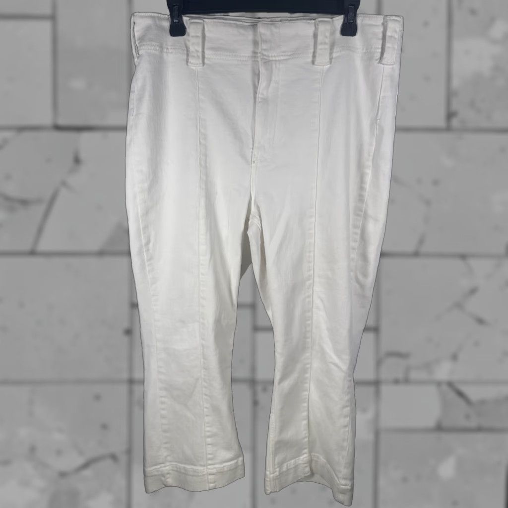 Vintage Pilcro White Cropped Stretchy Pants Womens 32x23 Jeans Cropped White Pilcro Womens 32x23 Size 24" / US 00 / IT 34 - 1 Thumbnail