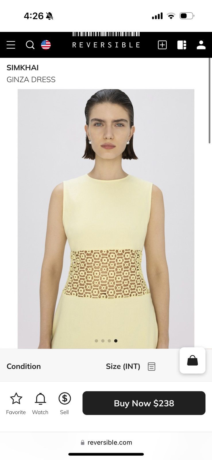 Jonathan Simkhai Ginza dress Size S / US 4 / IT 40 - 4 Thumbnail