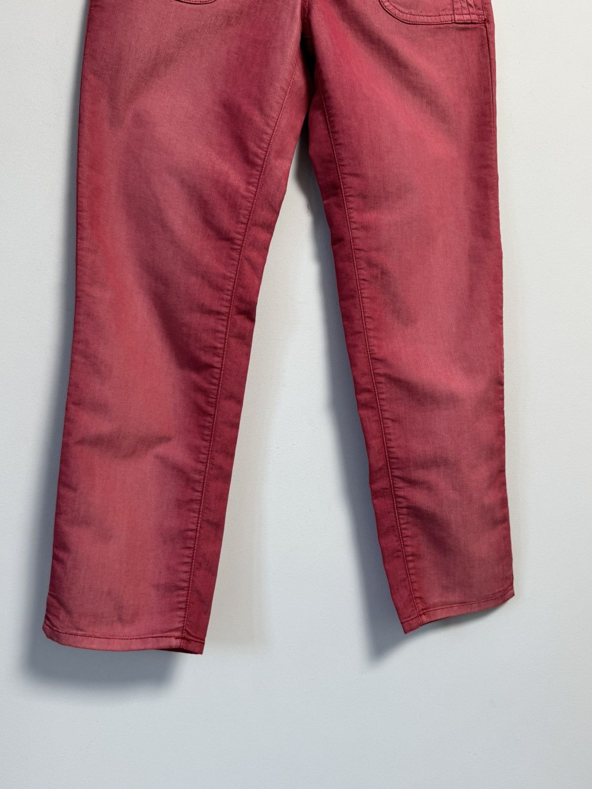 John Galliano NEW Galliano 3/4 cropped pants trousers pink size 26 40 Size 26" / US 2 / IT 38 - 3 Thumbnail