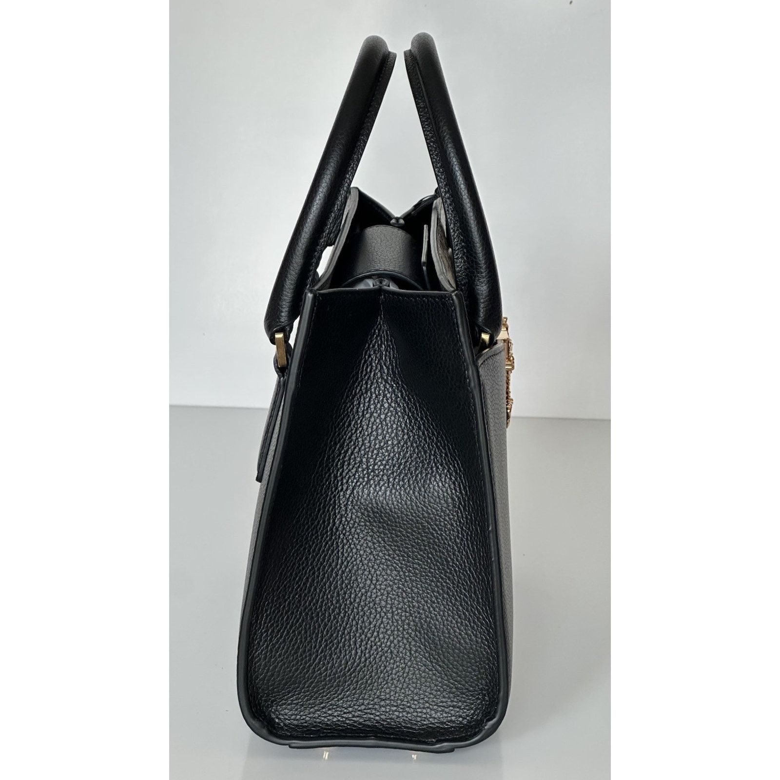Versace Versace Virtus Calf Leather Small Black Bag 1005960 Size ONE SIZE - 7 Thumbnail