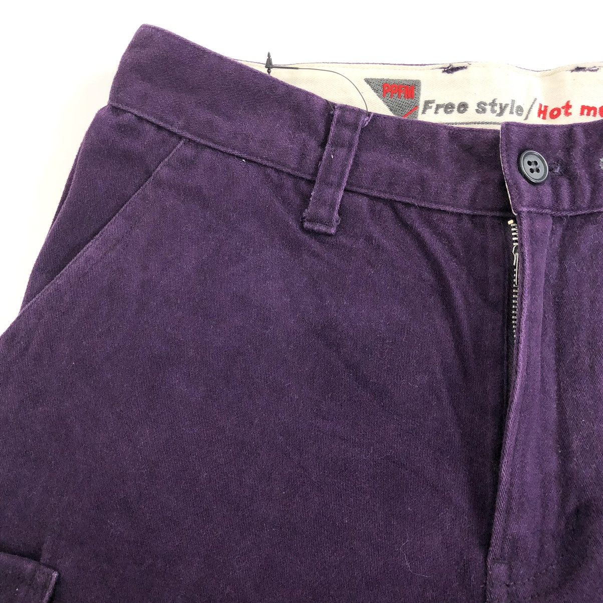 Japanese Brand × PPFM Vintage PPFM Free Style Purple Cargo Pants Size US 30 / EU 46 - 4 Thumbnail