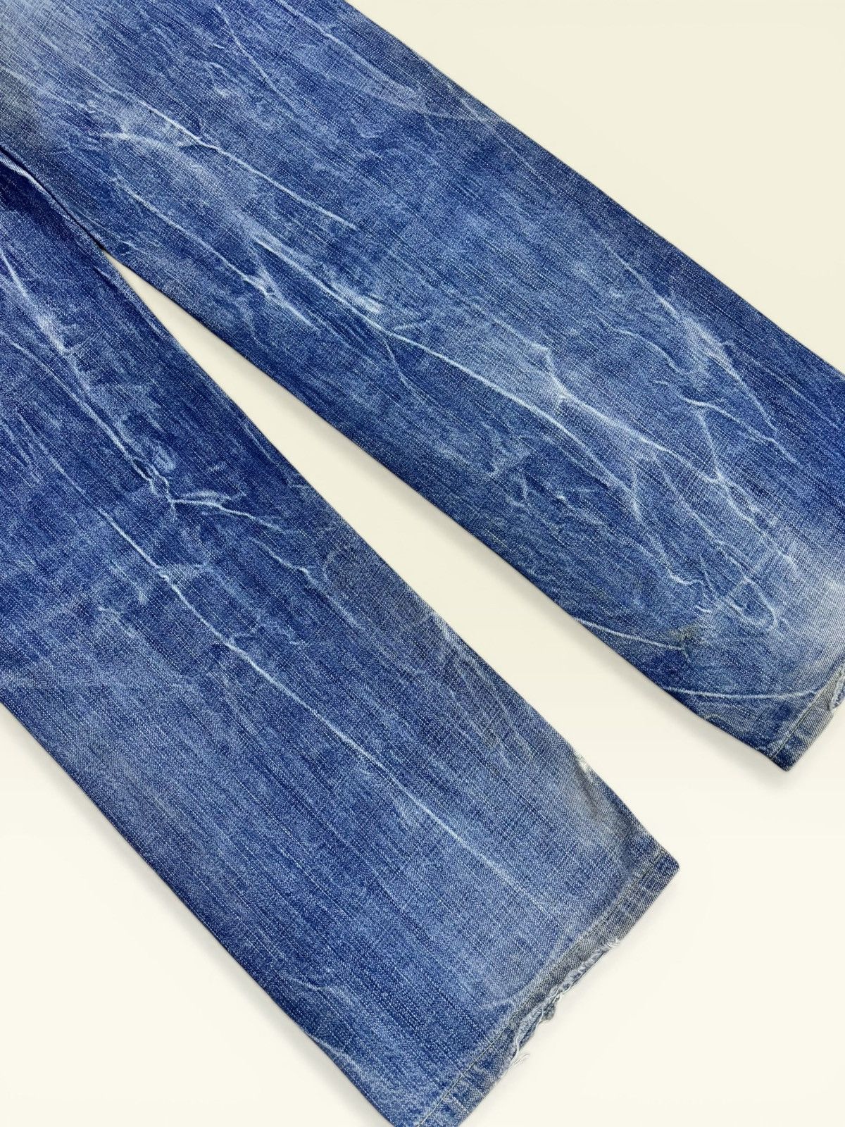 Levi's 90s Grunge Levis Lot 503 Thunder Clawmark Faded Jeans Size US 29 - 6 Thumbnail