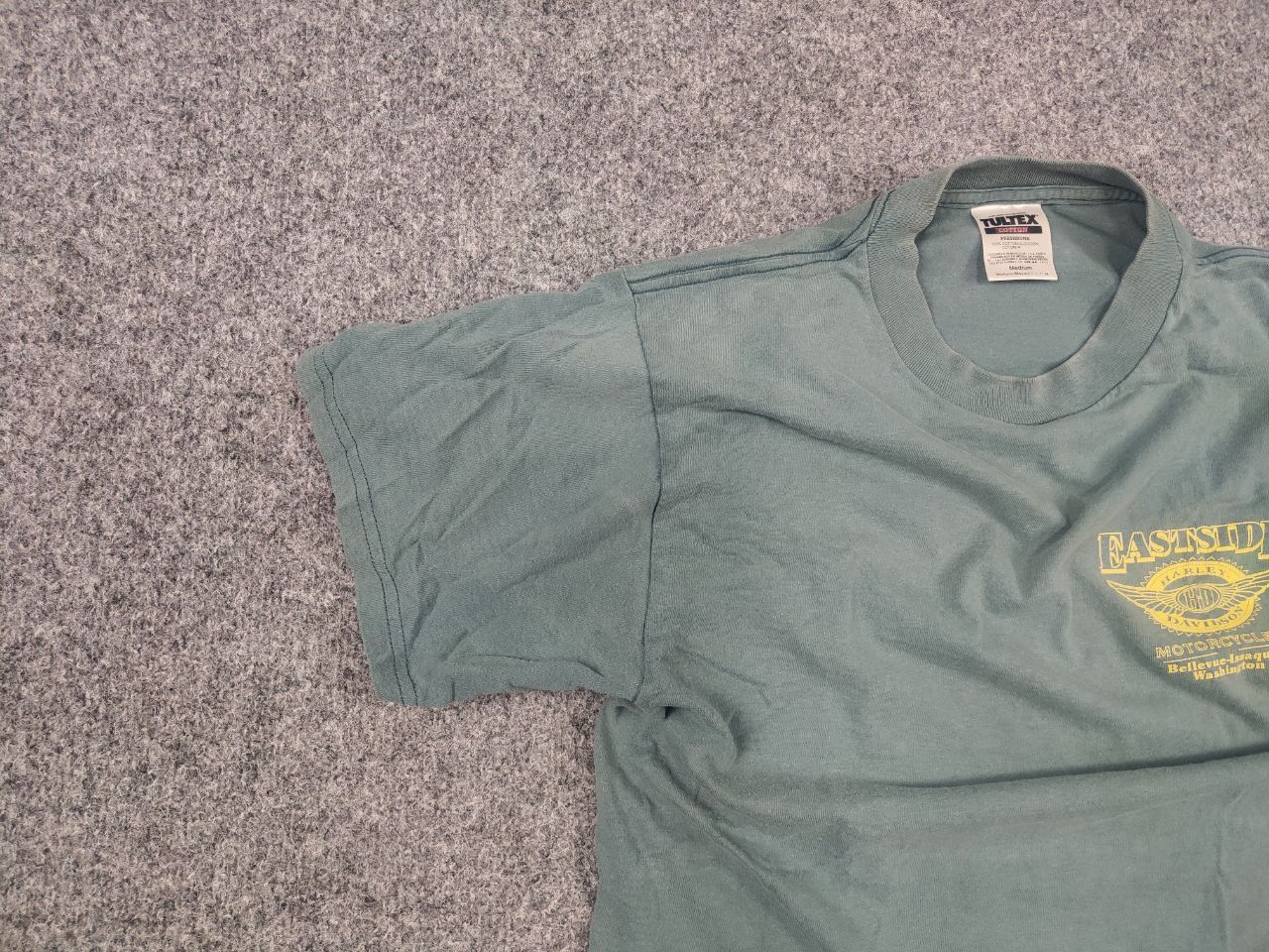 Harley Davidson Vintage 90s Harley Davidson Tultex Fastside Logo T Shirt Tee Size US M / EU 48-50 / 2 - 6 Thumbnail