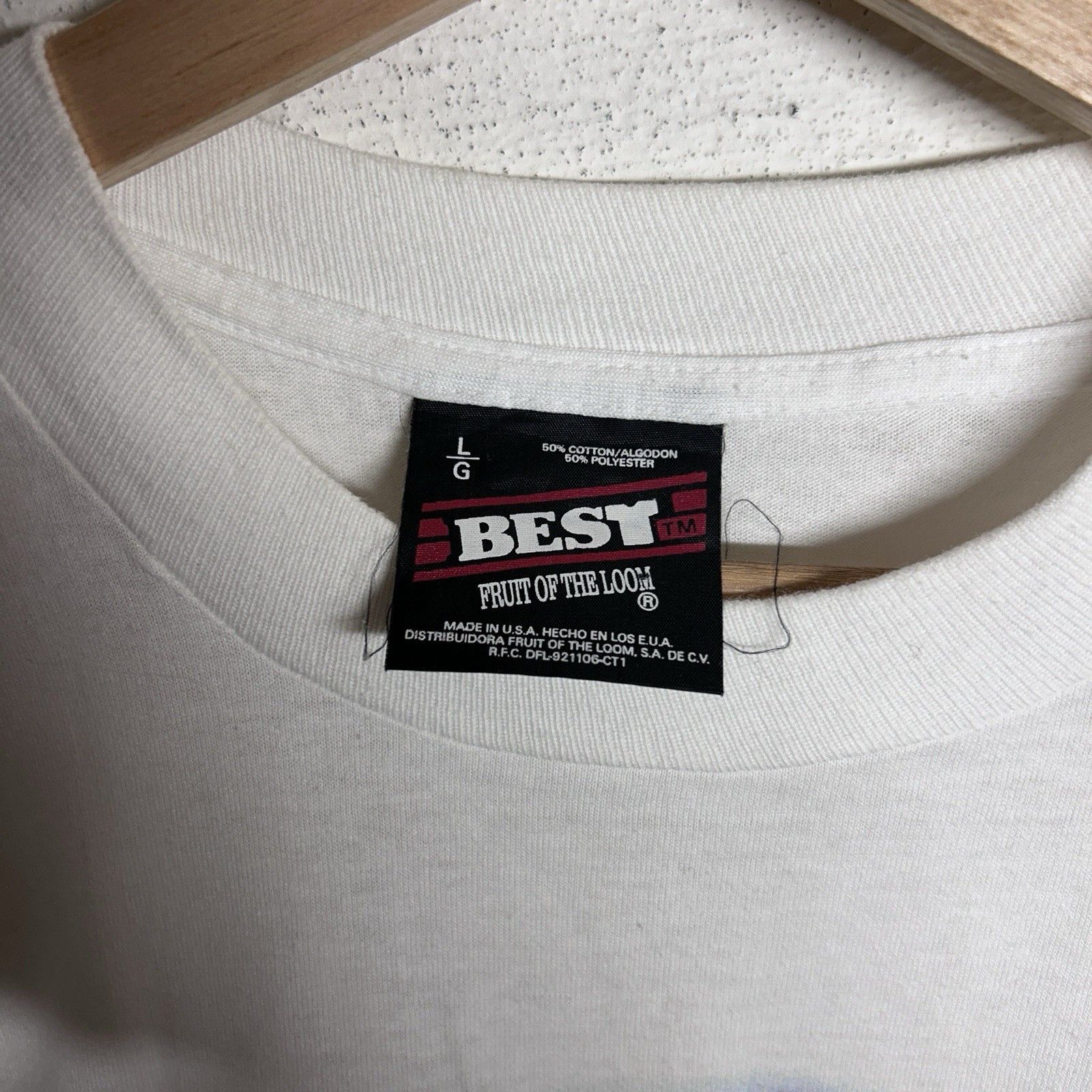 Fruit Of The Loom Vintage 90’s Photo Art Doll T-Shirt Size Large Size US L / EU 52-54 / 3 - 4 Thumbnail