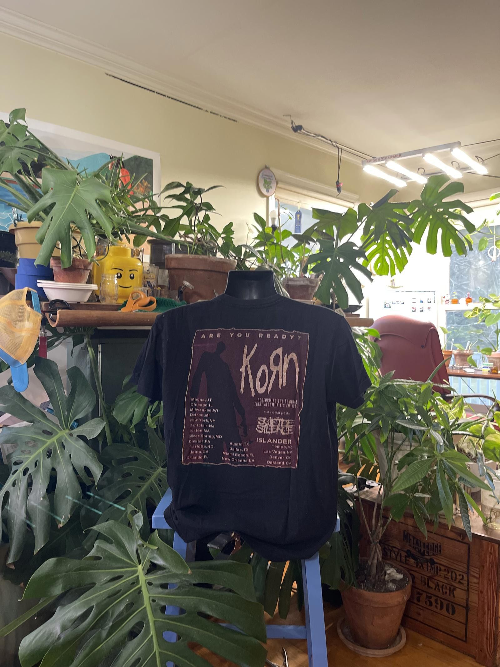 Designer Black older Korn t-shirt Size US M / EU 48-50 / 2 - 2 Thumbnail