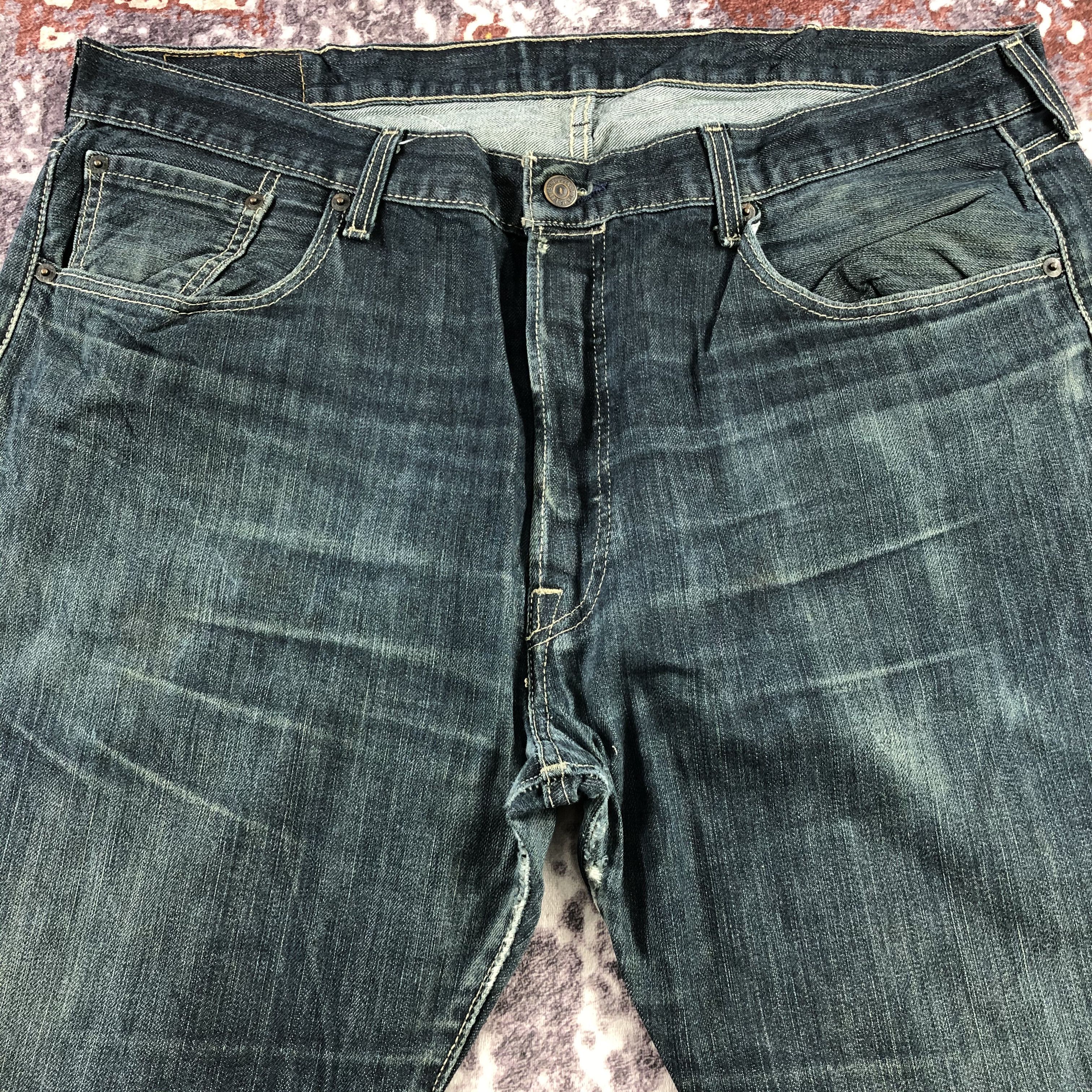 Levi's Vintage Faded Black Levis 501 Jeans-JM3110 Size US 39 - 3 Thumbnail