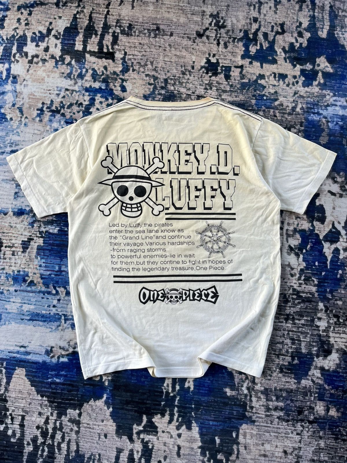 Anime × Japanese Brand × One Piece STEALS One Piece Monkey D Luffy Double Side Print Tees Size US L / EU 52-54 / 3 - 2 Thumbnail