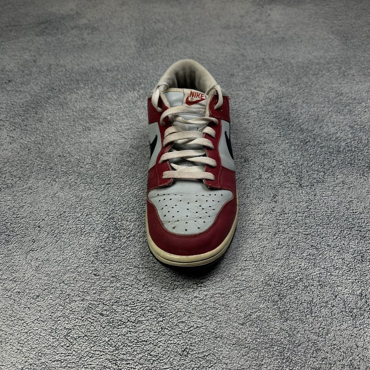 Nike × Vintage Rare! Vintage 2005 Nike Dunk Low Red Sail Black Chicago Size US 10 / EU 43 - 4 Thumbnail