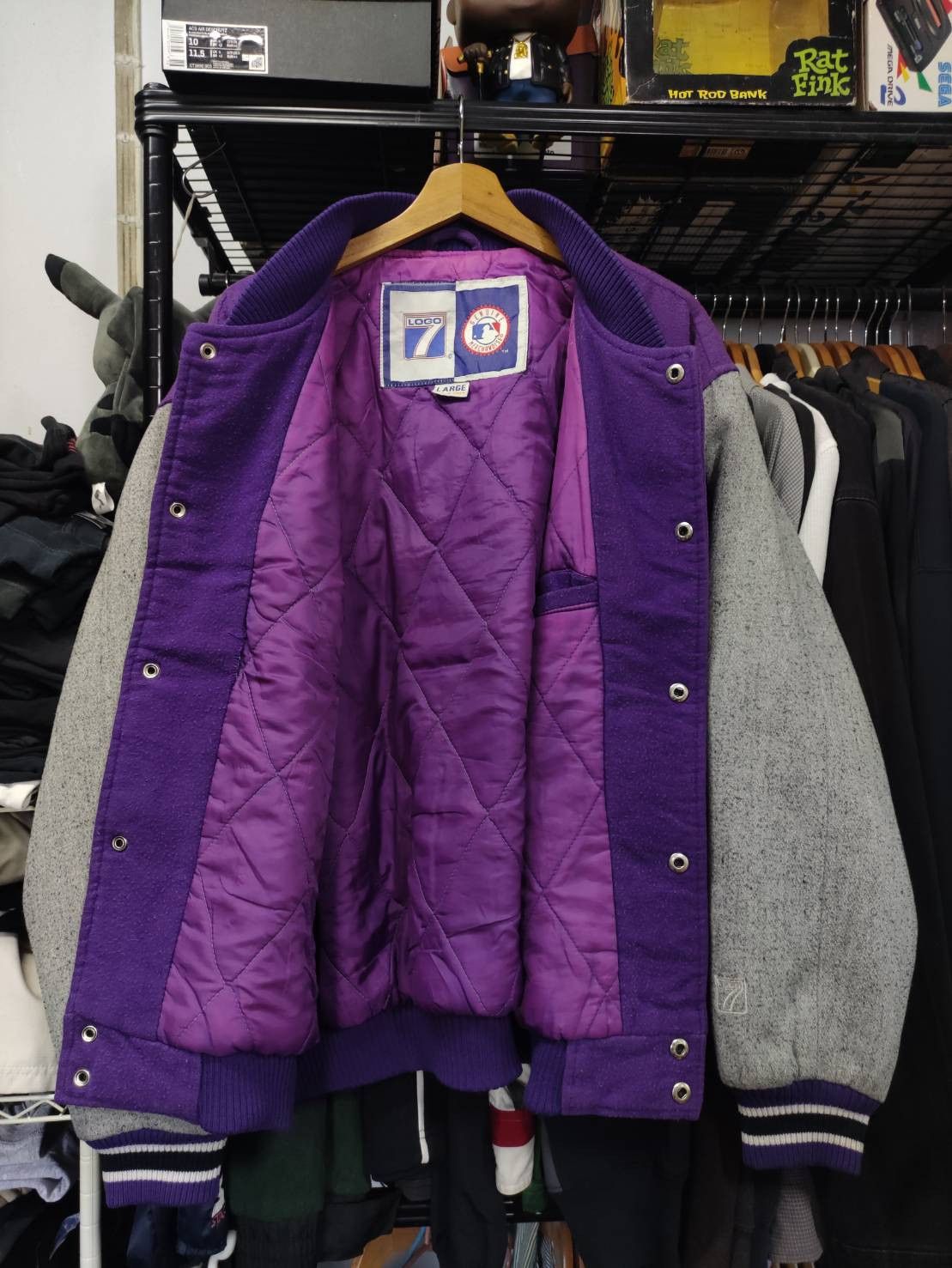 MLB Vtg Colorado Rockies Team MLB Bomber Logo7 Jacket Size US L / EU 52-54 / 3 - 10 Thumbnail