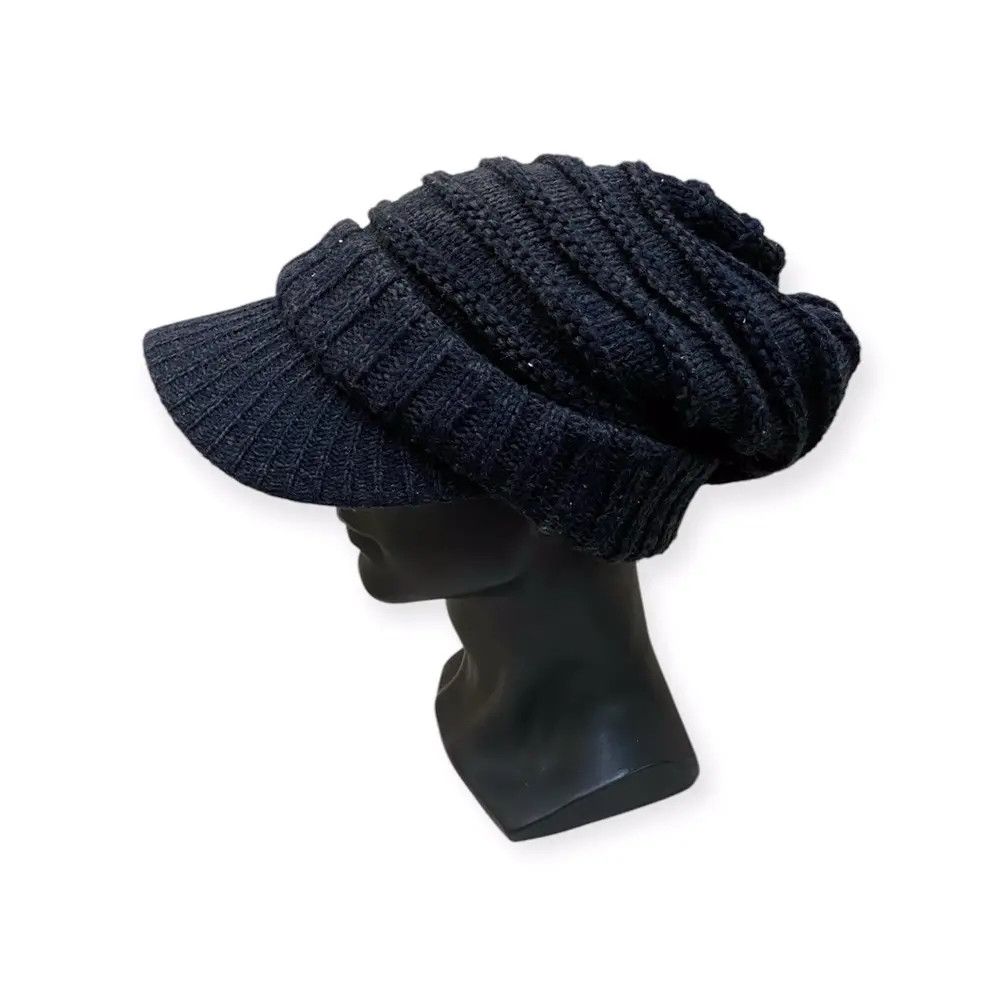 Japanese Brand Japanese Brand Turban Style Visor Beanie Hat Size ONE SIZE - 1 Thumbnail