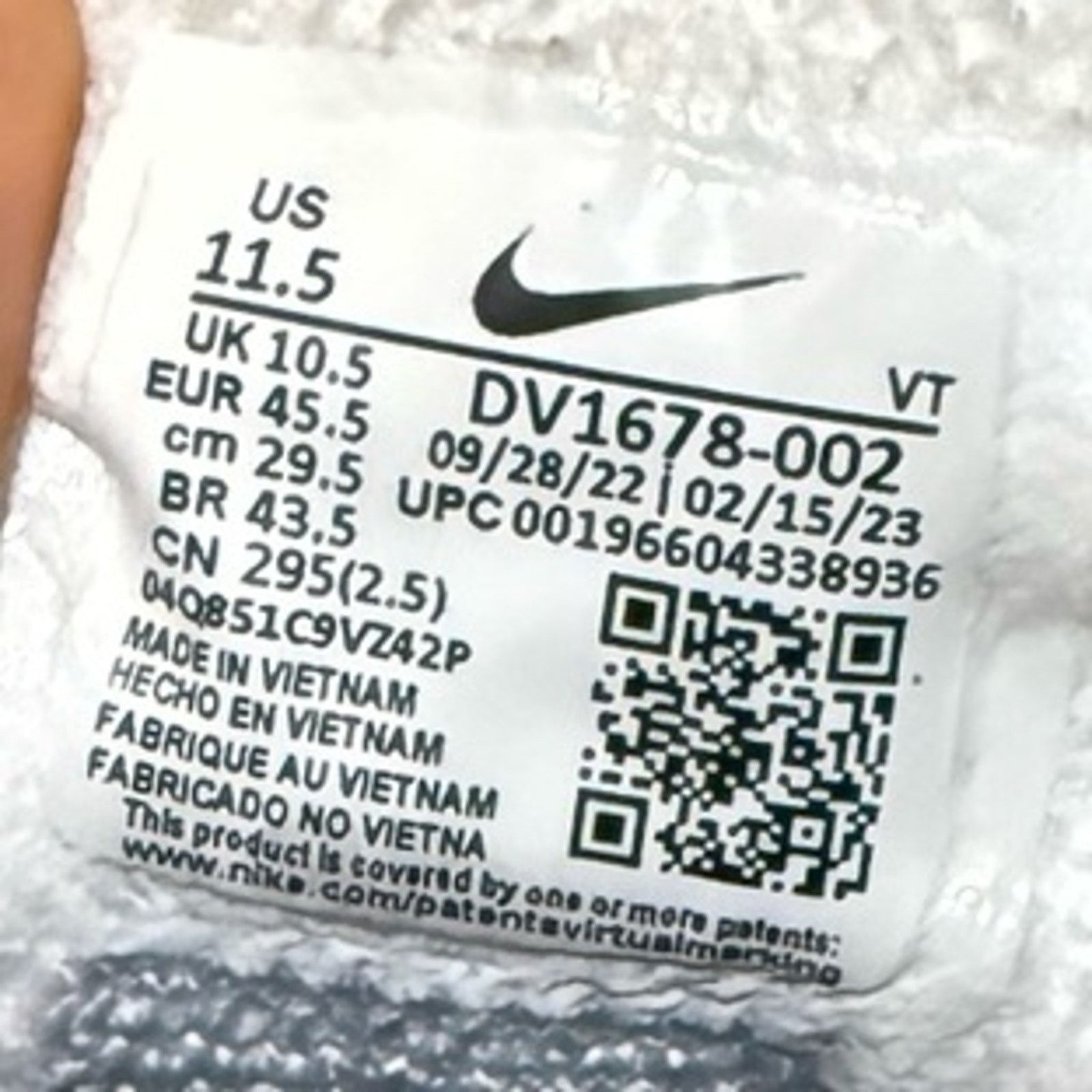 Nike Nike Air Vapormax 2023 Flyknit Pure Platinum Size US 11.5 / EU 44-45 - 9 Thumbnail