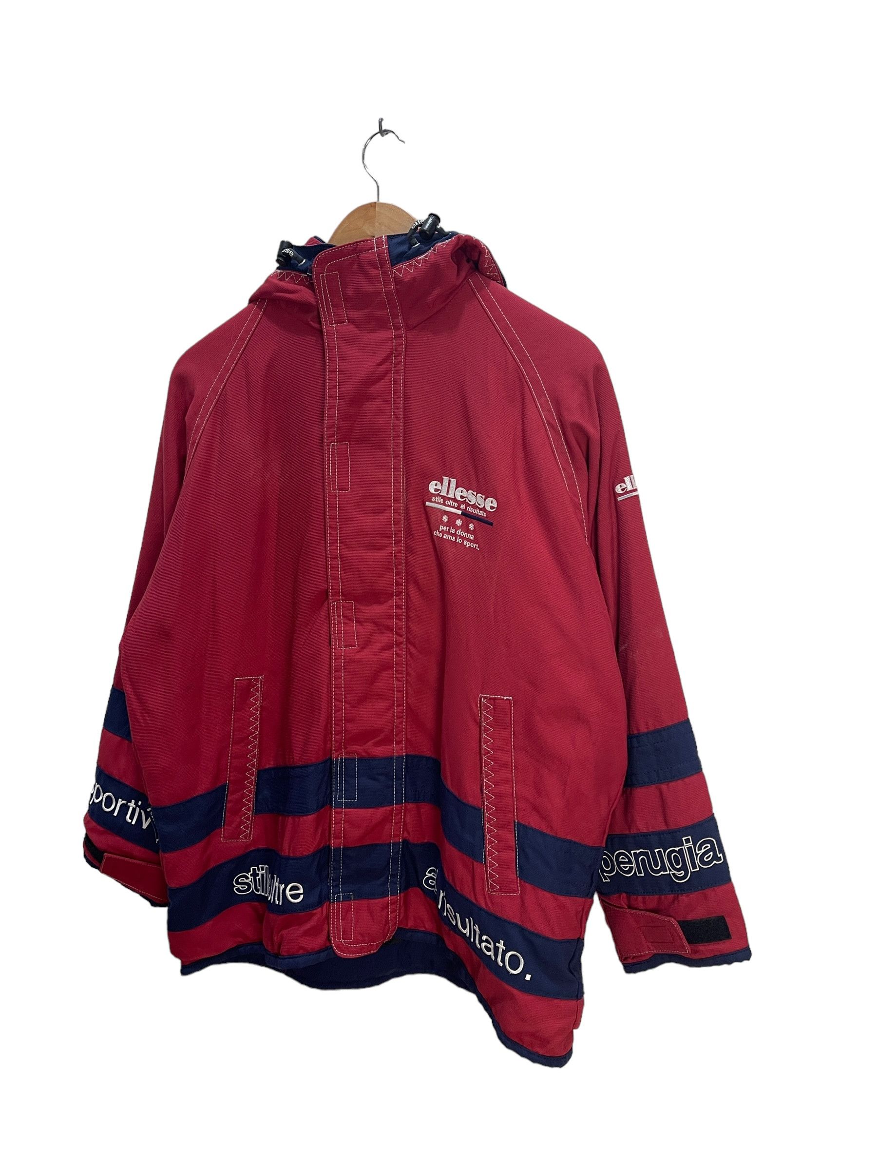 Ellesse Vintage Ellesse Perugia Sportiva Hoodies Jacket Size US L / EU 52-54 / 3 - 5 Thumbnail