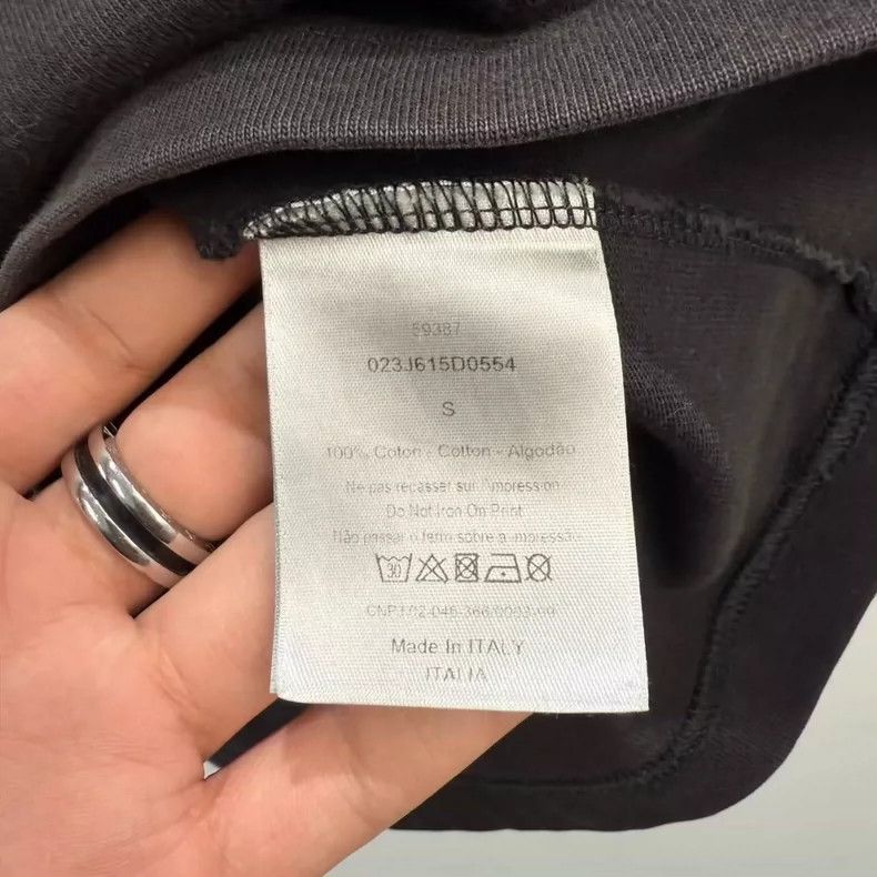 Dior Dior x Daniel Arsham Distressed Black T-2505 Size US S / EU 44-46 / 1 - 5 Thumbnail
