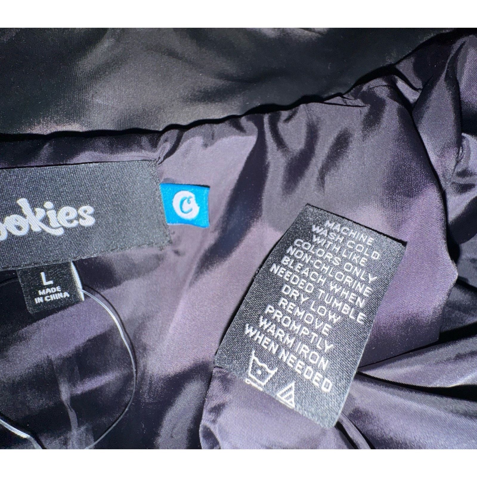 Cookies Cookies SF Award Tour Quilted Nylon Puffer Jacket Lg Blk New Size US L / EU 52-54 / 3 - 10 Thumbnail
