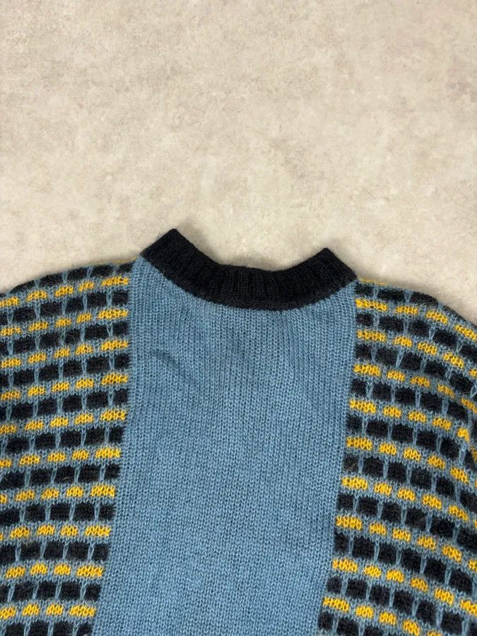 Marni FW2020 Marni Blue Cardigan Wool Distressed Size US XS / EU 42 / 0 - 7 Thumbnail
