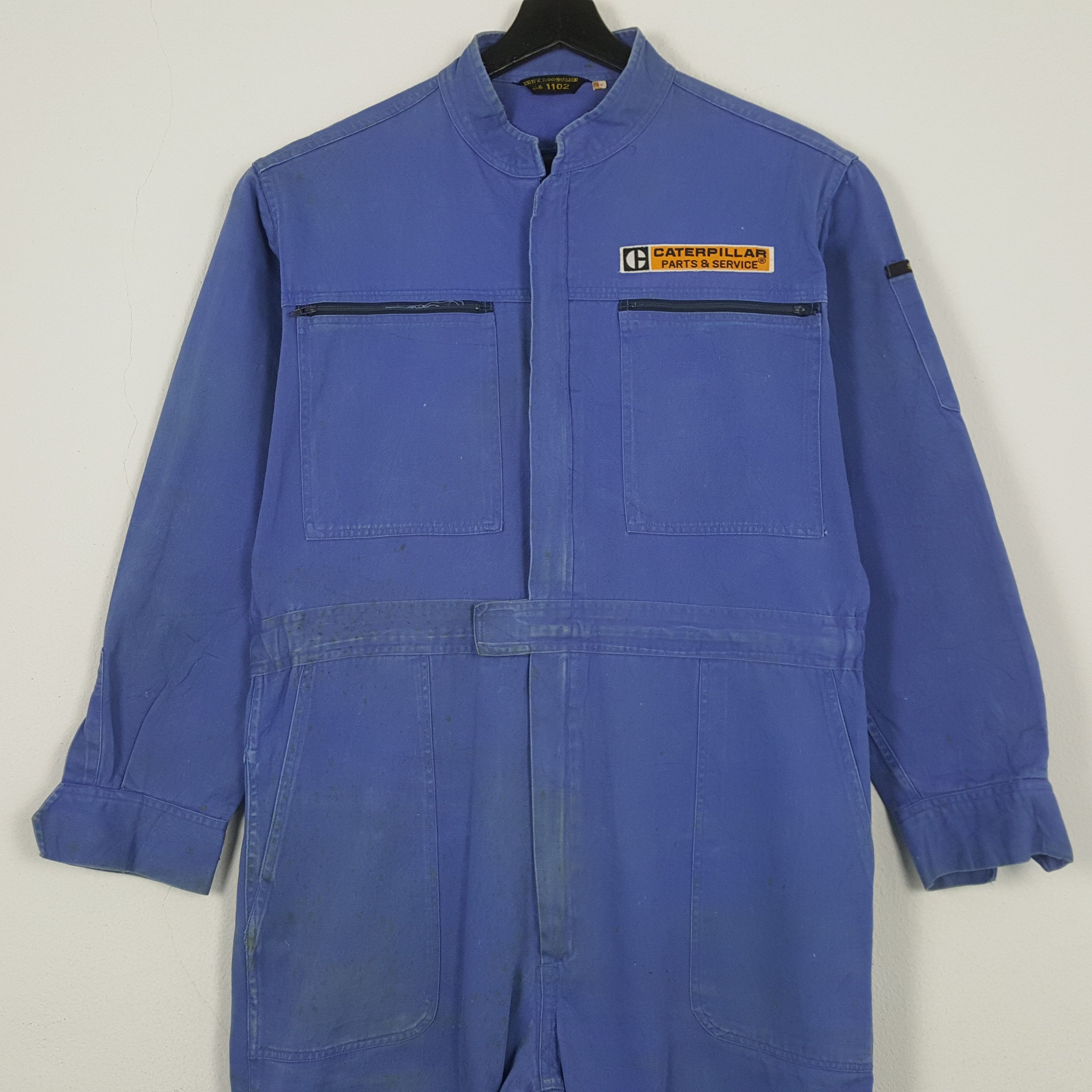 Vintage Caterpillar Mitsubishi Japanese Motorsports Coverall RR2 Size US L / EU 52-54 / 3 - 5 Thumbnail