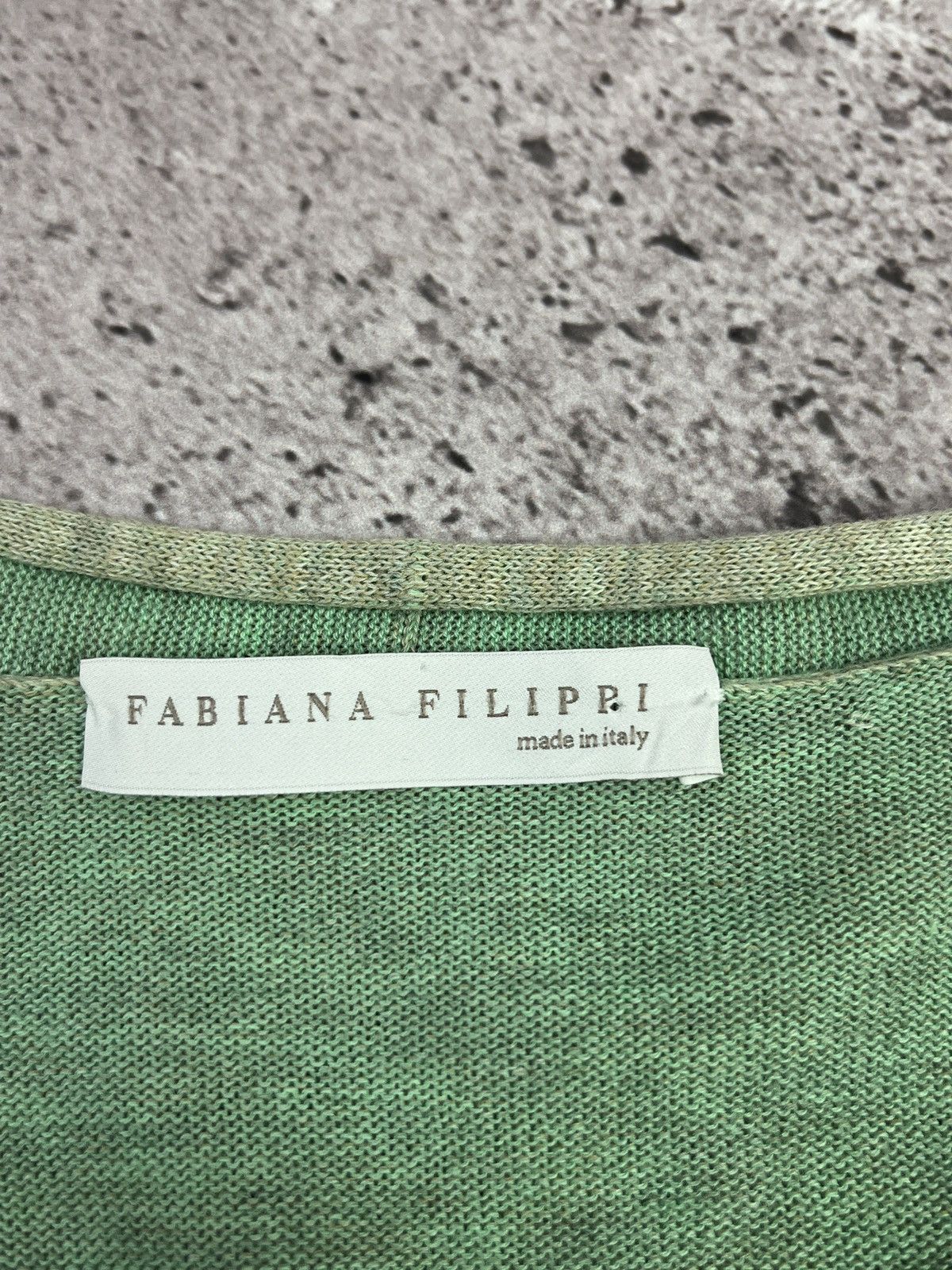 Fabiana Filippi MintGreen Lightweight Cotton Cardigan Size S 🇮🇹 Quiet Luxury Size M / US 6-8 / IT 42-44 - 6 Thumbnail