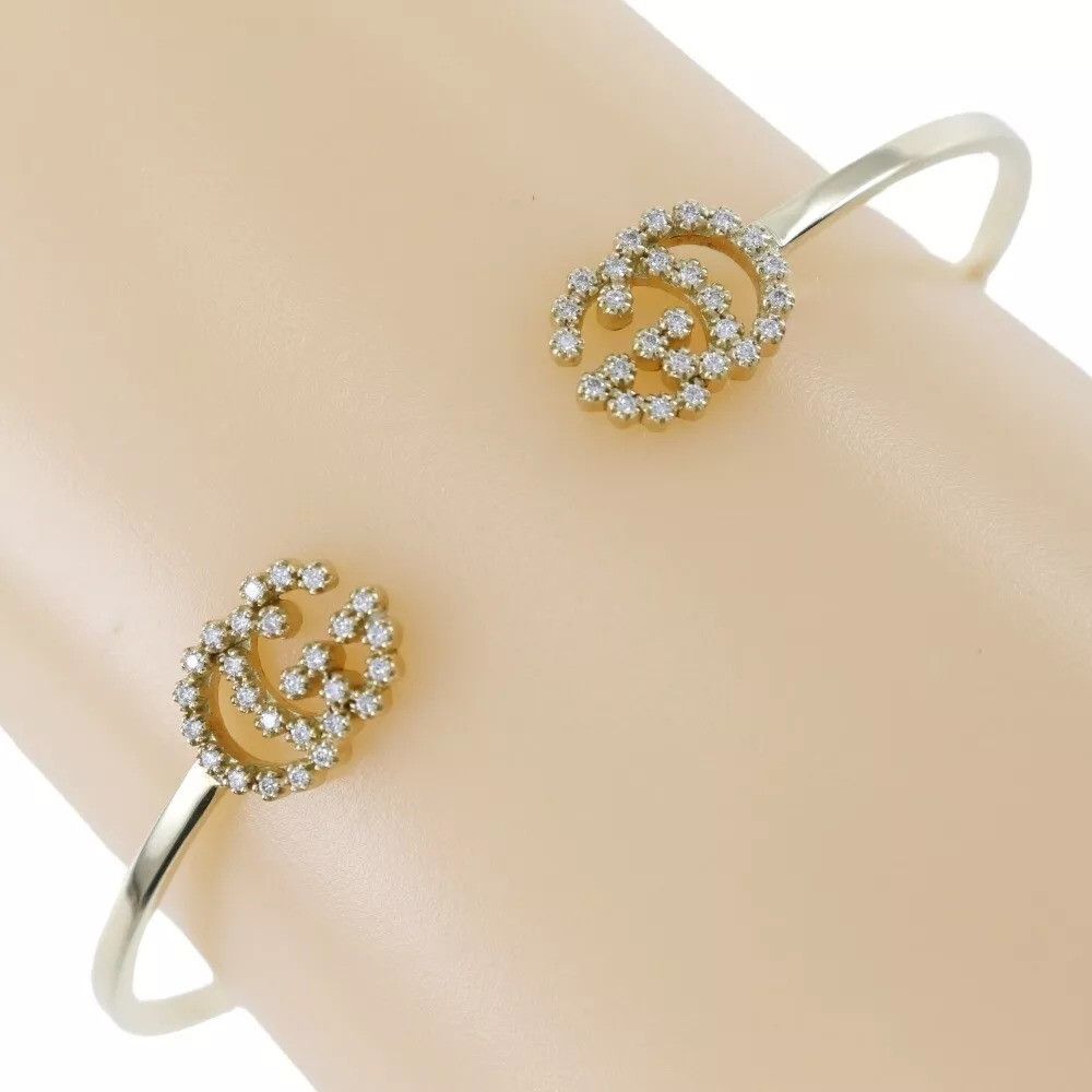 Gucci GUCCI GG running Bangle K18 yellow gold/diamond Size ONE SIZE - 12 Thumbnail