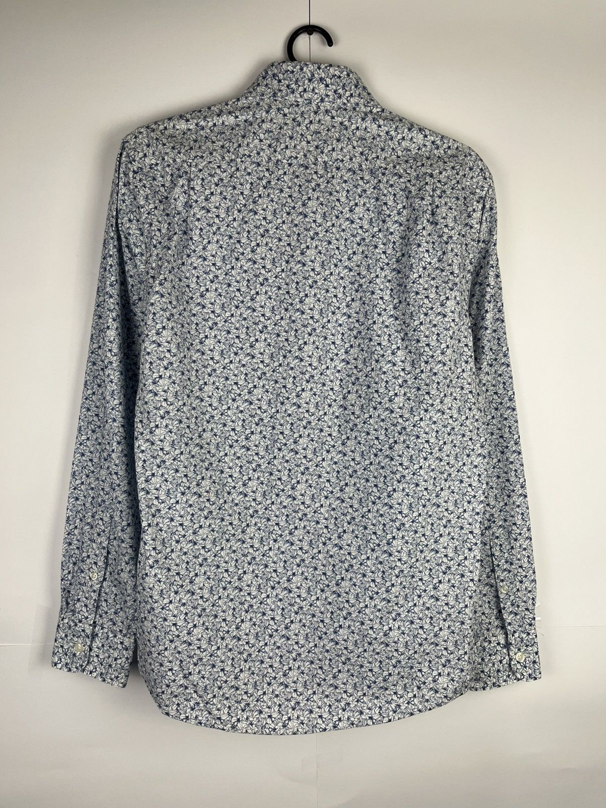 Reiss Reiss Luxury Floral Cotton Long Sleeve Shirt Button Up Size US M / EU 48-50 / 2 - 6 Thumbnail
