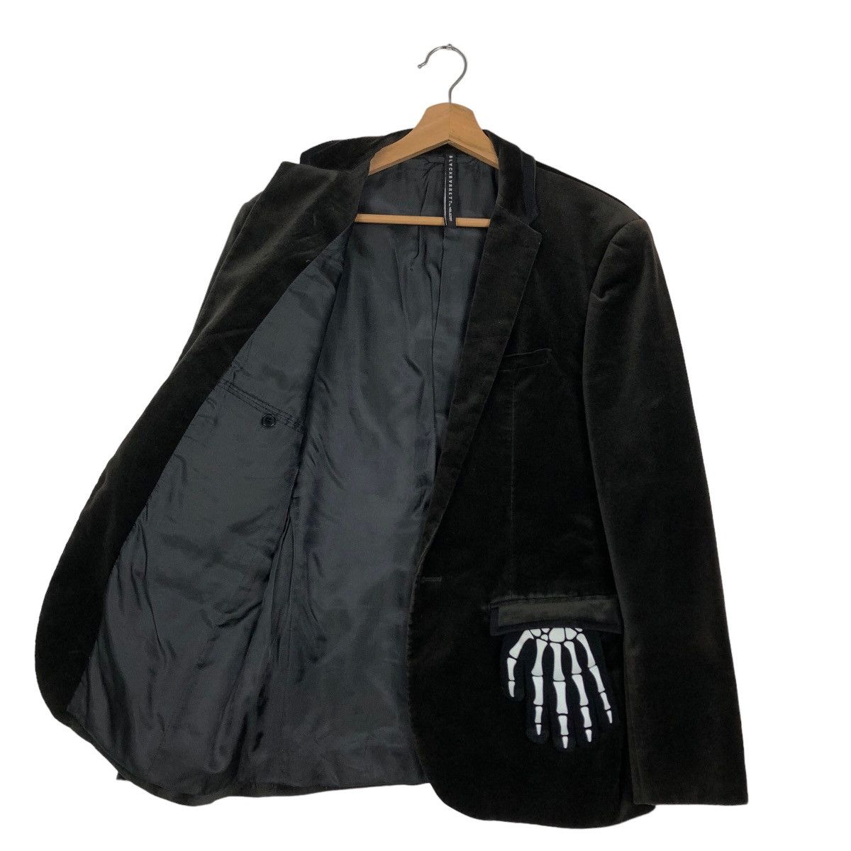 Black Barrett 90’s Black Barrett Neil Barrett Velvet Jacket Double Breast Size US M / EU 48-50 / 2 - 9 Thumbnail