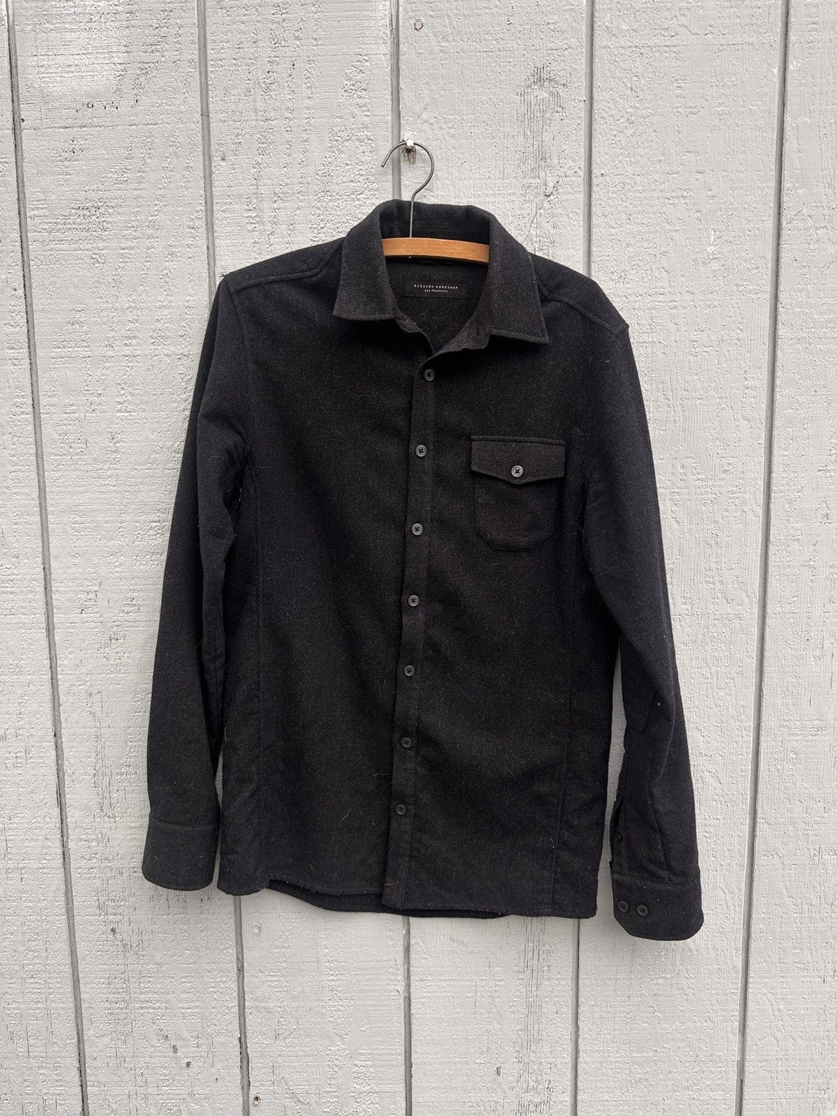 Mission Workshop Mission Workshop Nash wool long sleeve shirt Size US S / EU 44-46 / 1 - 1 Thumbnail