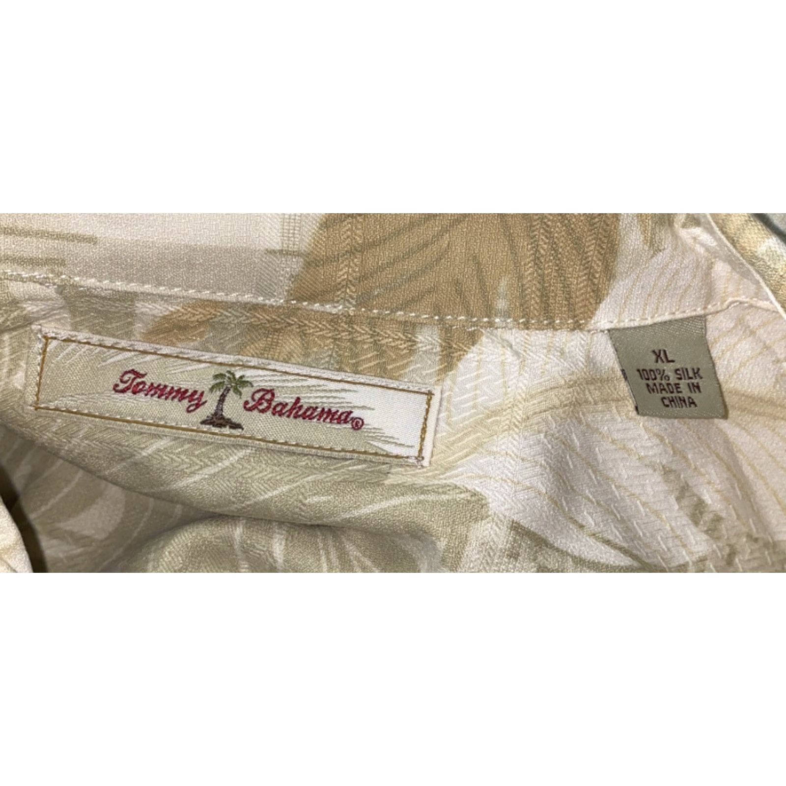 Tommy Bahama Tommy Bahama Shirt Men XL Aloha Floral Silk Short Sleeve Button-Up Yellow Hawaiian Casual Shirt Size US XL / EU 56 / 4 - 5 Thumbnail