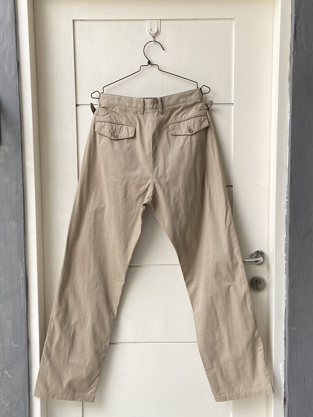 Yohji Yamamoto A.A.R Yohji Yamamoto Durban Cream Long Pants Size US 30 / EU 46 - 4 Thumbnail