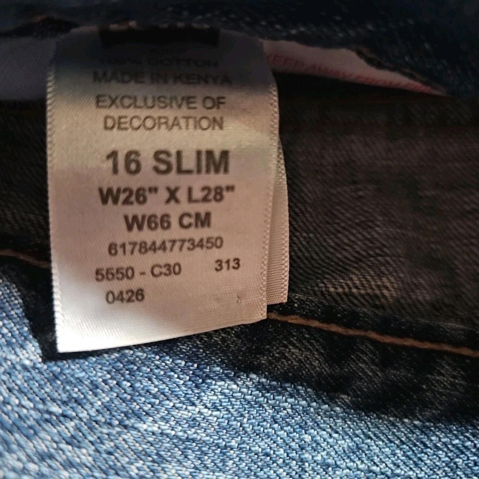 Levi's Levi's 550 Blue Denim Jeans 16 Slim 26 X 28 Relaxed Fit Size US 26 / EU 42 - 3 Thumbnail
