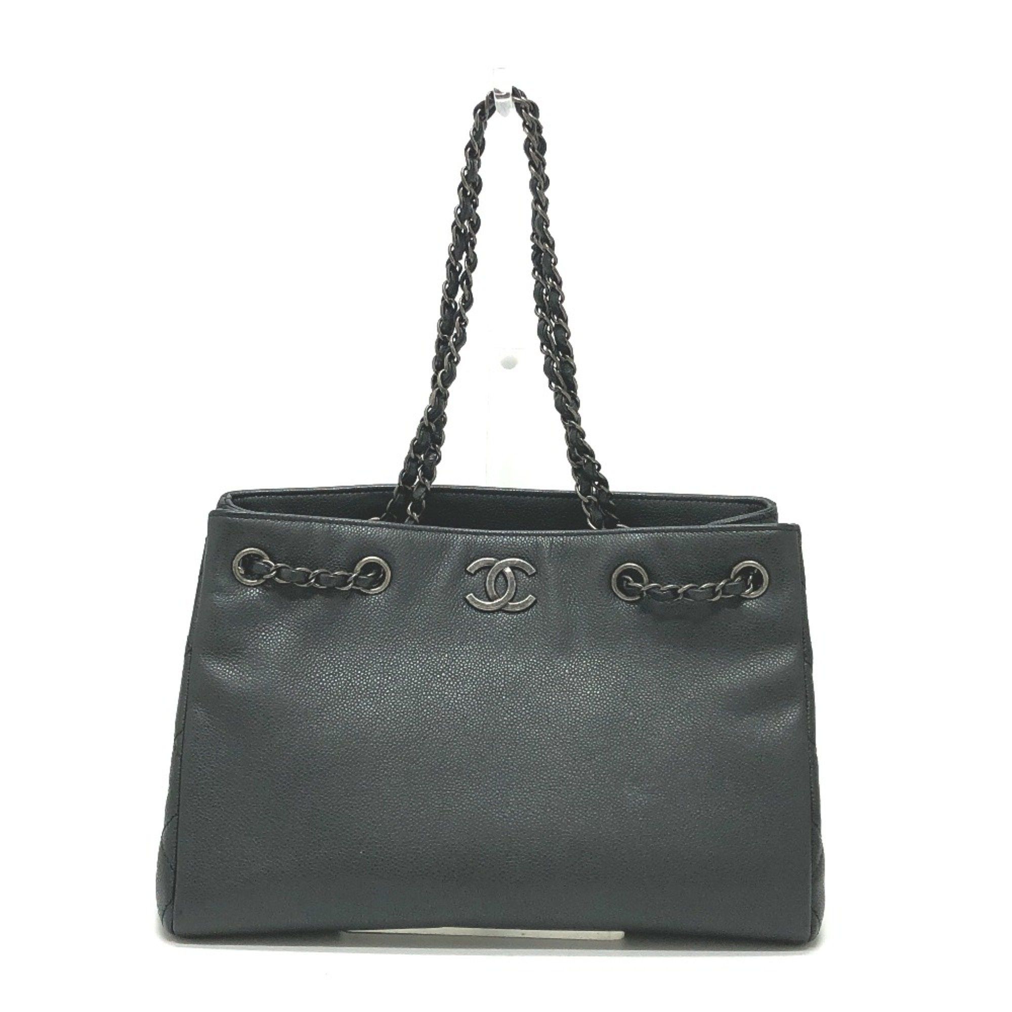 Chanel Chanel CC Mark Chain Bag Hand Bag Shoulder Bag gray Black Size ONE SIZE - 1 Thumbnail