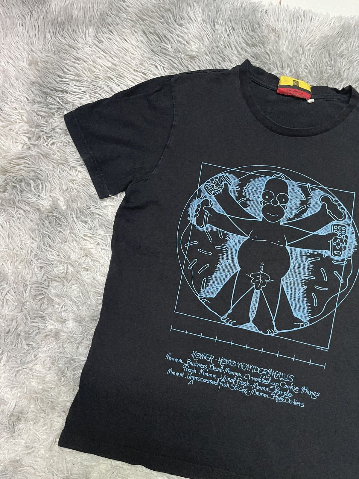 The Simpsons 2010 THE SIMPSONS X LEONARDO DA VINCI TSHIRT NICELY FADED Size US XL / EU 56 / 4 - 3 Thumbnail