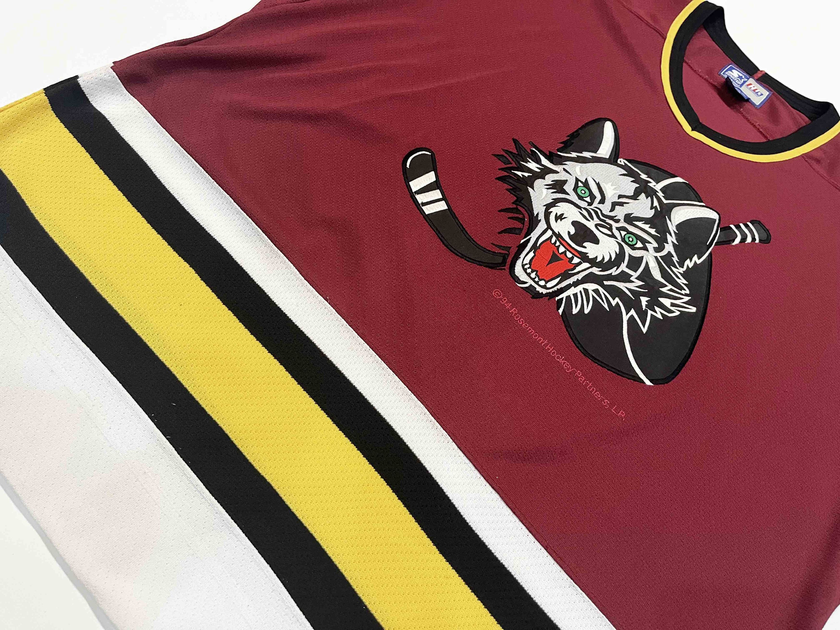 Starter × Vintage Vintage Starter Chicago Wolves IHL Hockey Jersey Size US XL / EU 56 / 4 - 5 Thumbnail