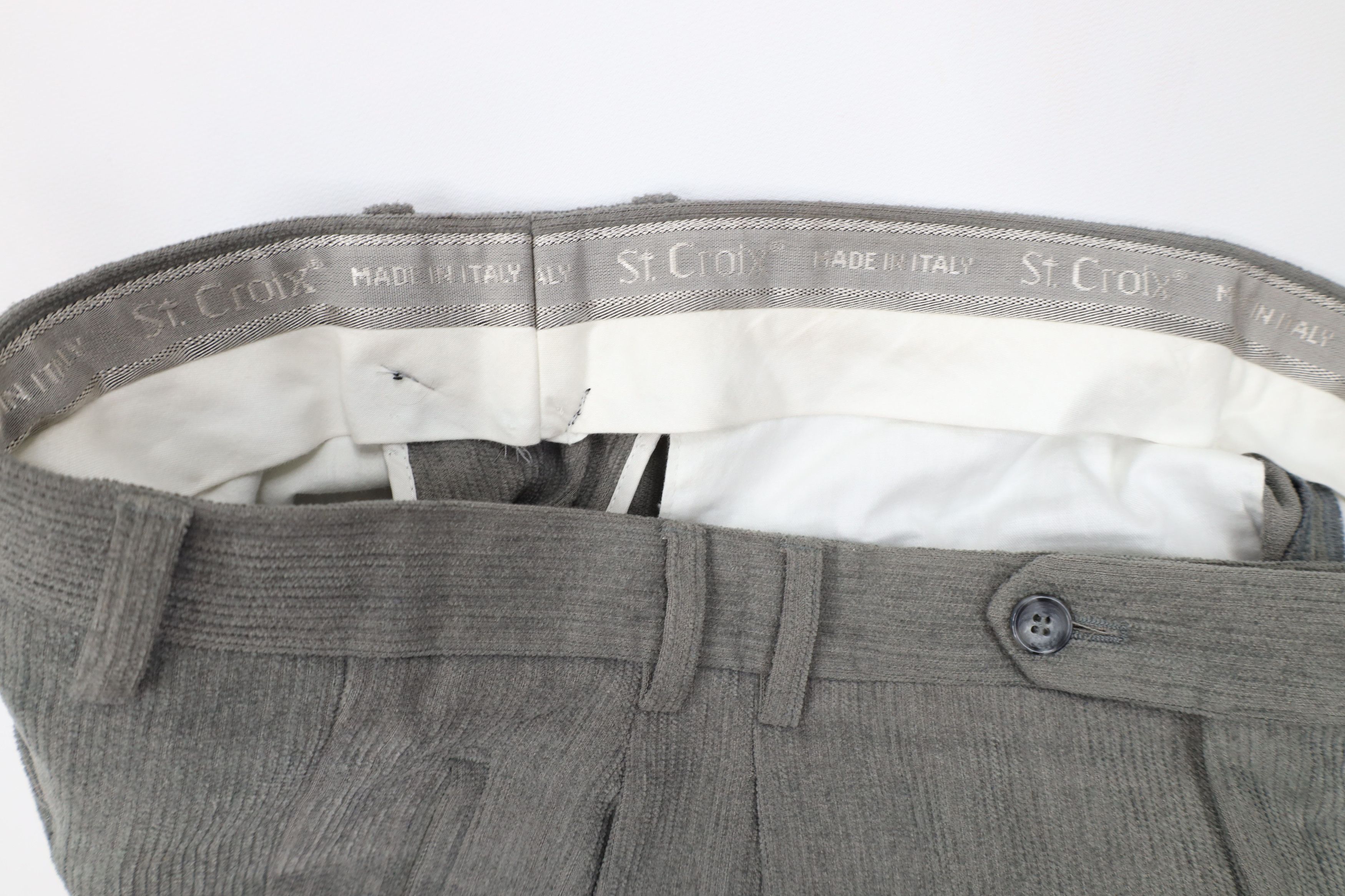 St. Croix Vintage 90s St Croix Wool Blend Wide Leg Chino Pants Size US 34 / EU 50 - 10 Thumbnail