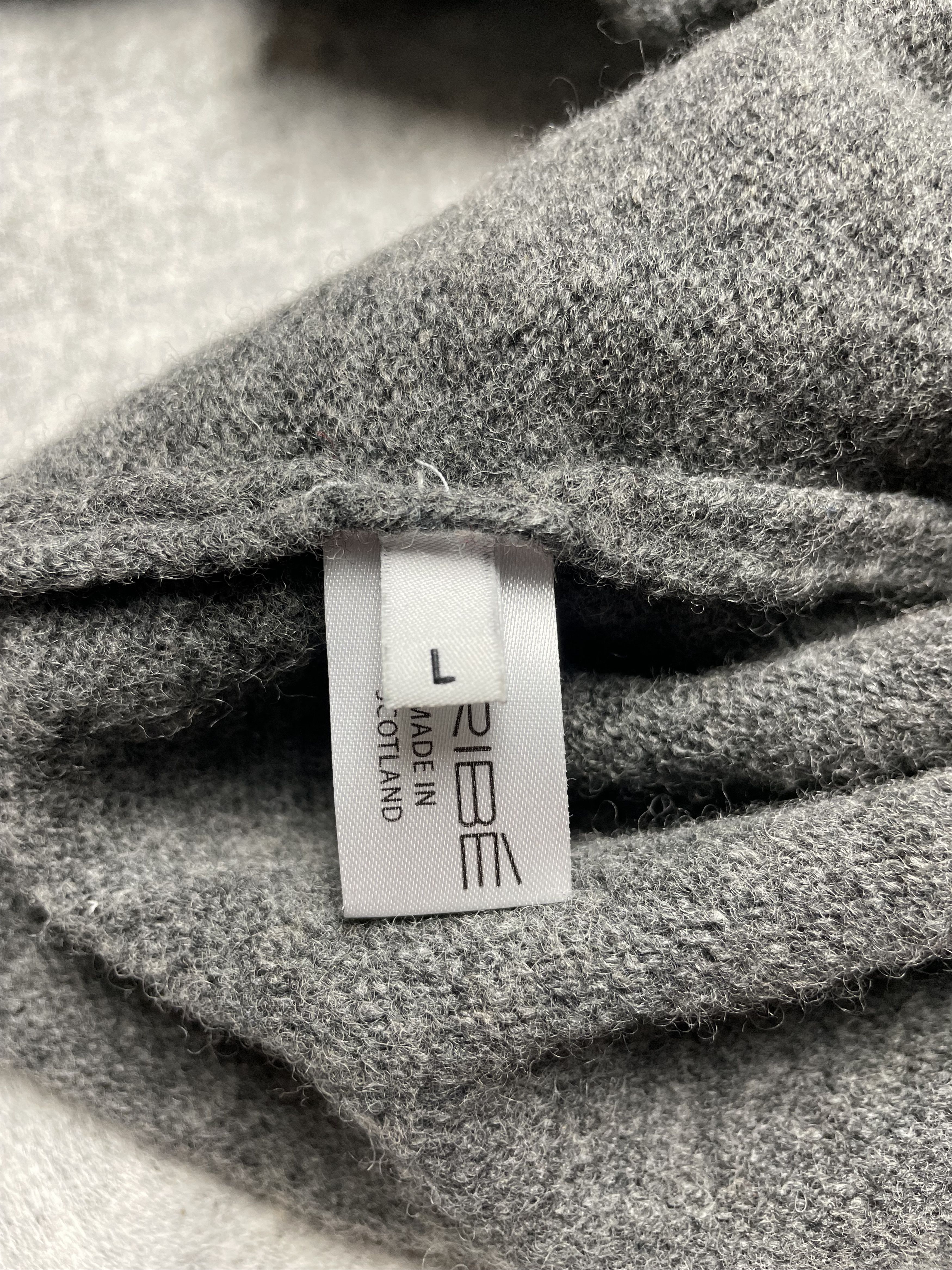 Other ERIBE Corry Gray Raglan Sweater Virgin Lambswool Size L Size L / US 10 / IT 46 - 11 Thumbnail