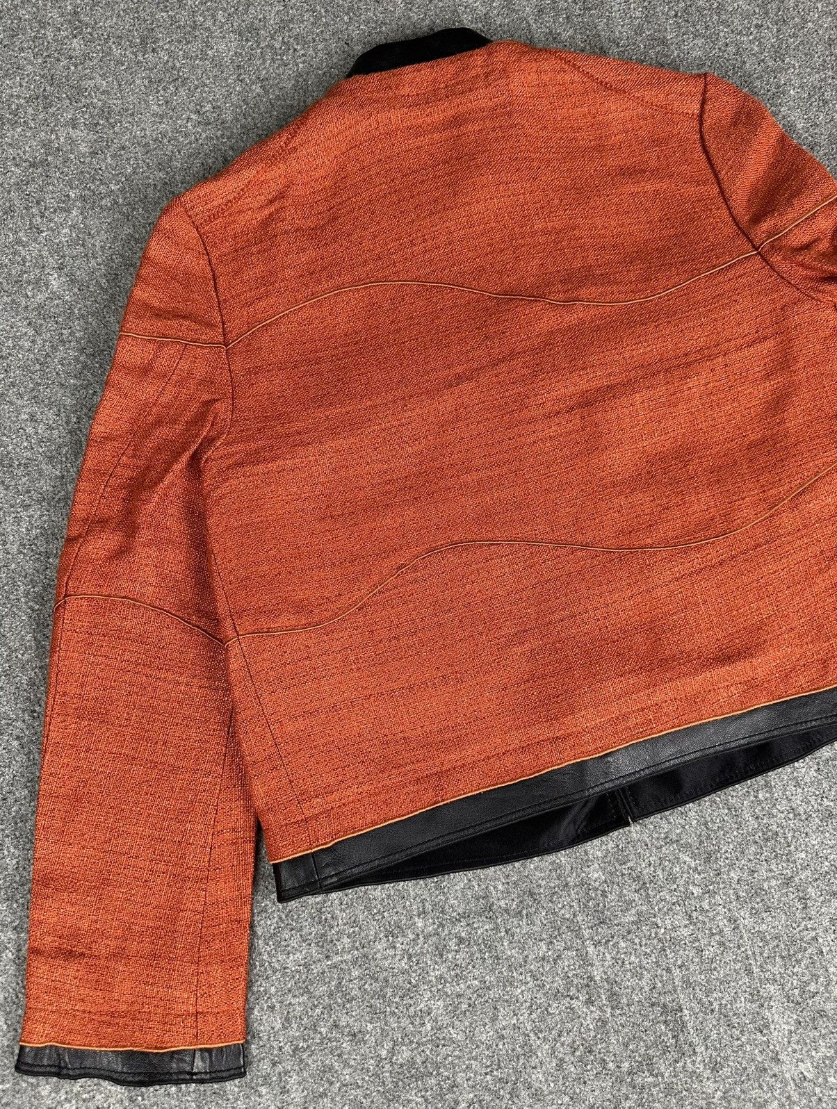 Proenza Schouler Proenza Schouler - Leather Trimmed Tweed Canvas Jacket Size XS / US 0-2 / IT 36-38 - 11 Thumbnail