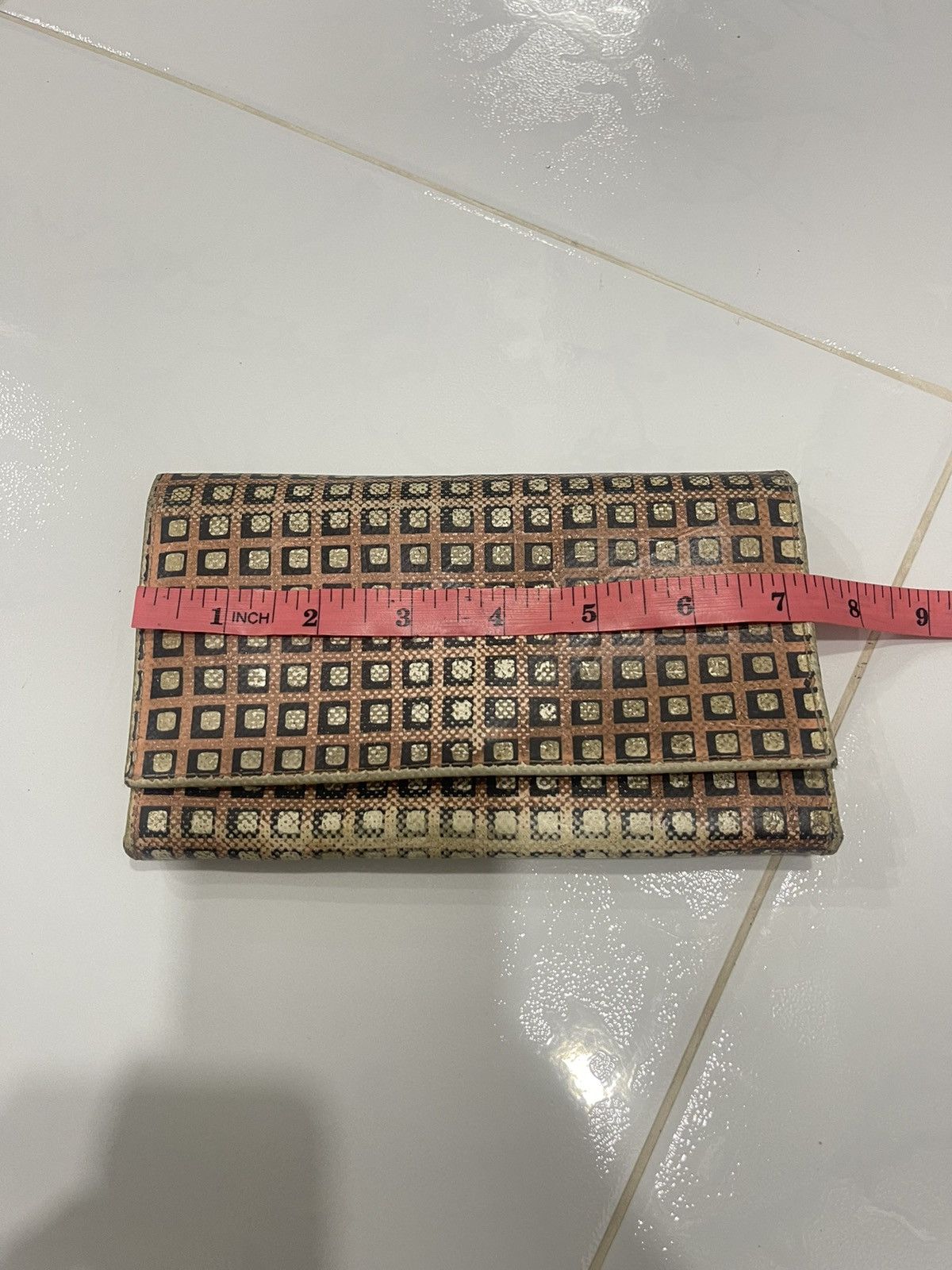 Marni × Vintage VINTAGE MARNİ ITALY PLAID BROWN LONG WALLET Size ONE SIZE - 11 Thumbnail