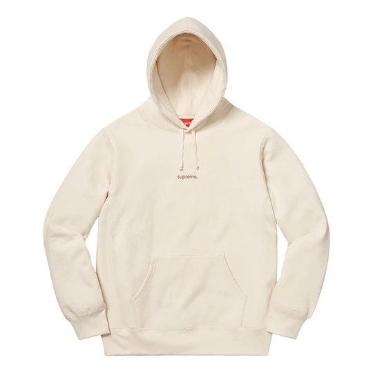 image of Supreme Trademark Hoodie Natural in Cream, Men's (Size XL)