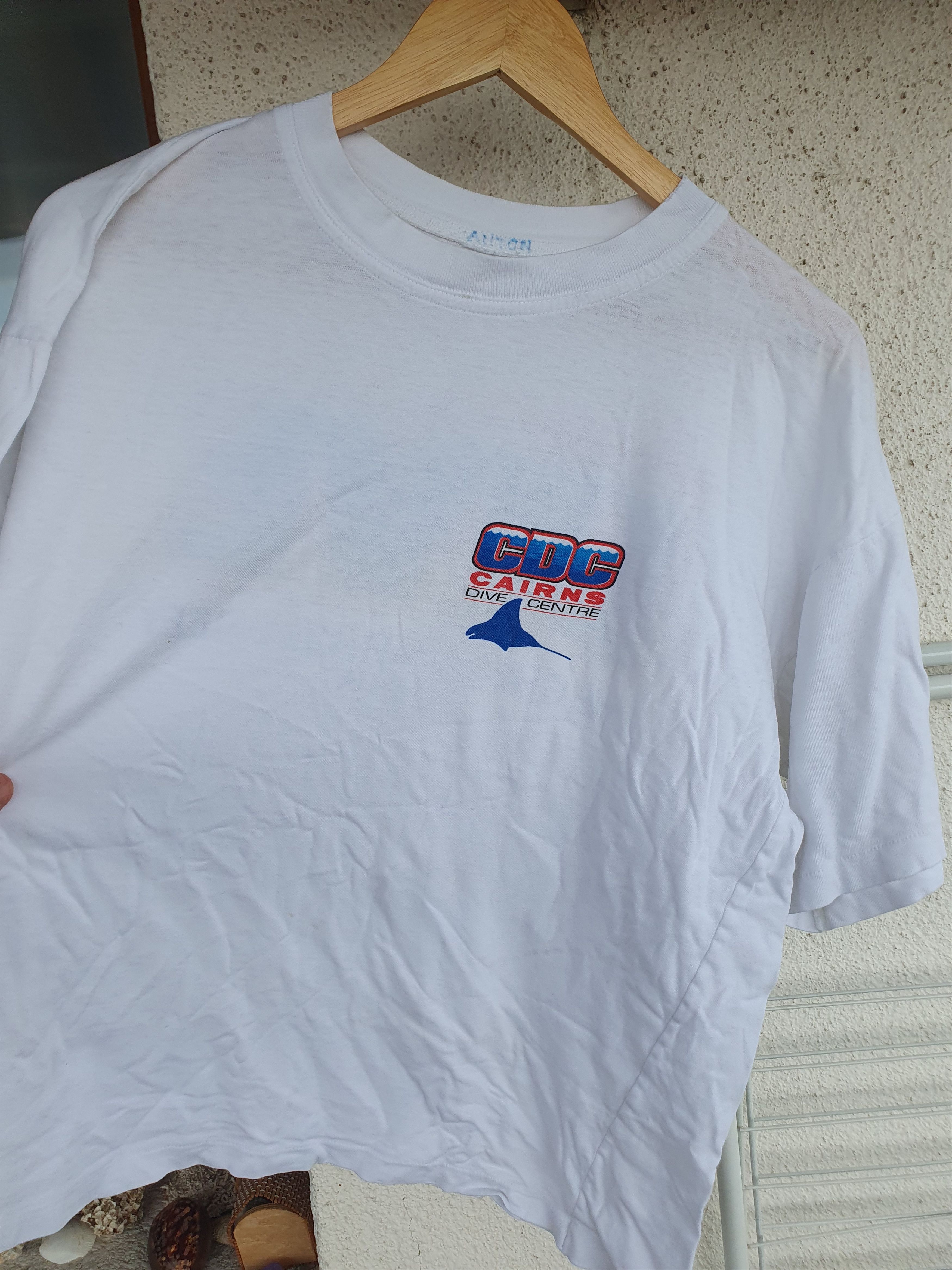 Vintage Great Barrier Reef Australia Vtg dive single stitch tee sz L Size US L / EU 52-54 / 3 - 6 Thumbnail