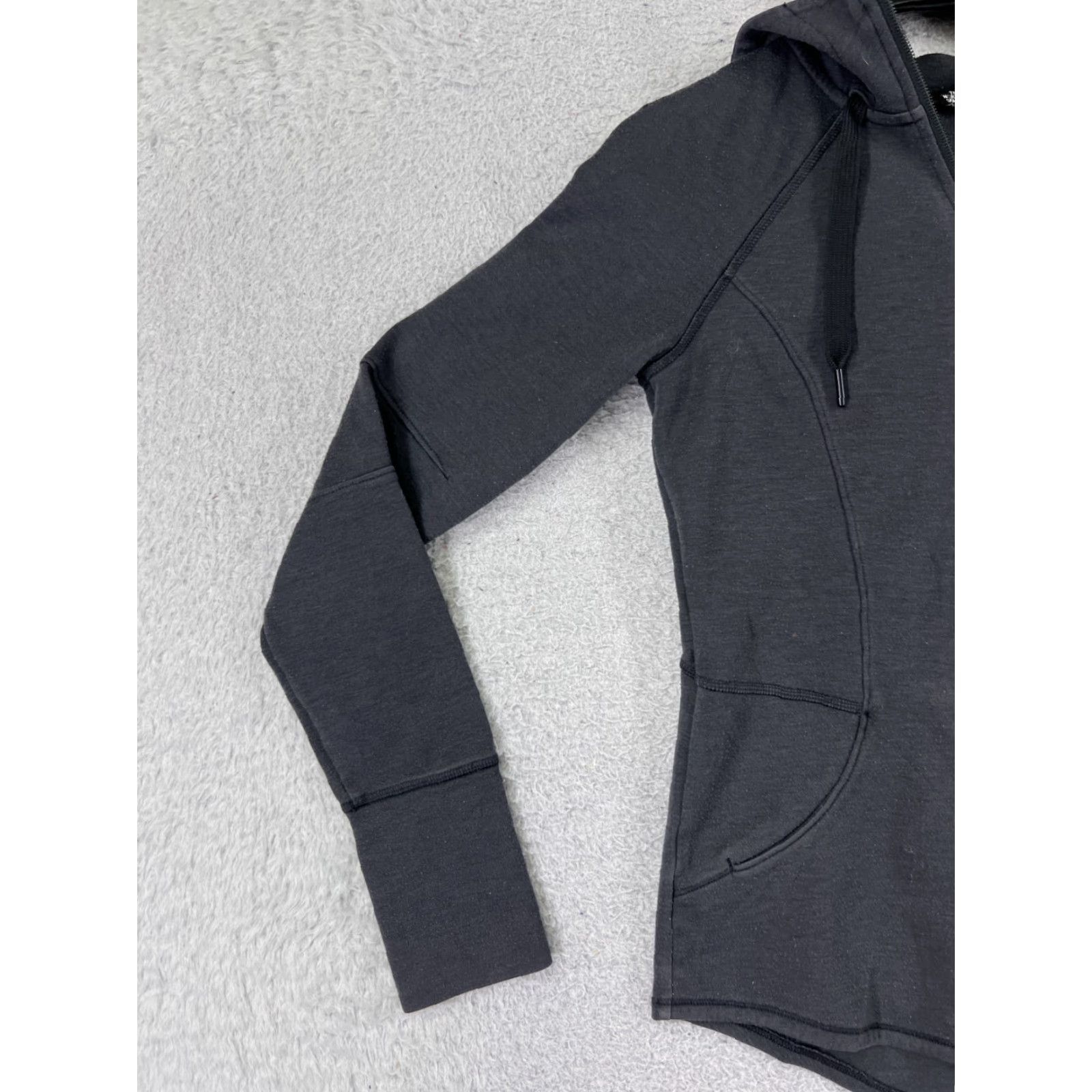 The North Face The North Face Hoodie Women XS Gray Full Zip Hoodie Polyester Blend Logo Size XS / US 0-2 / IT 36-38 - 7 Thumbnail