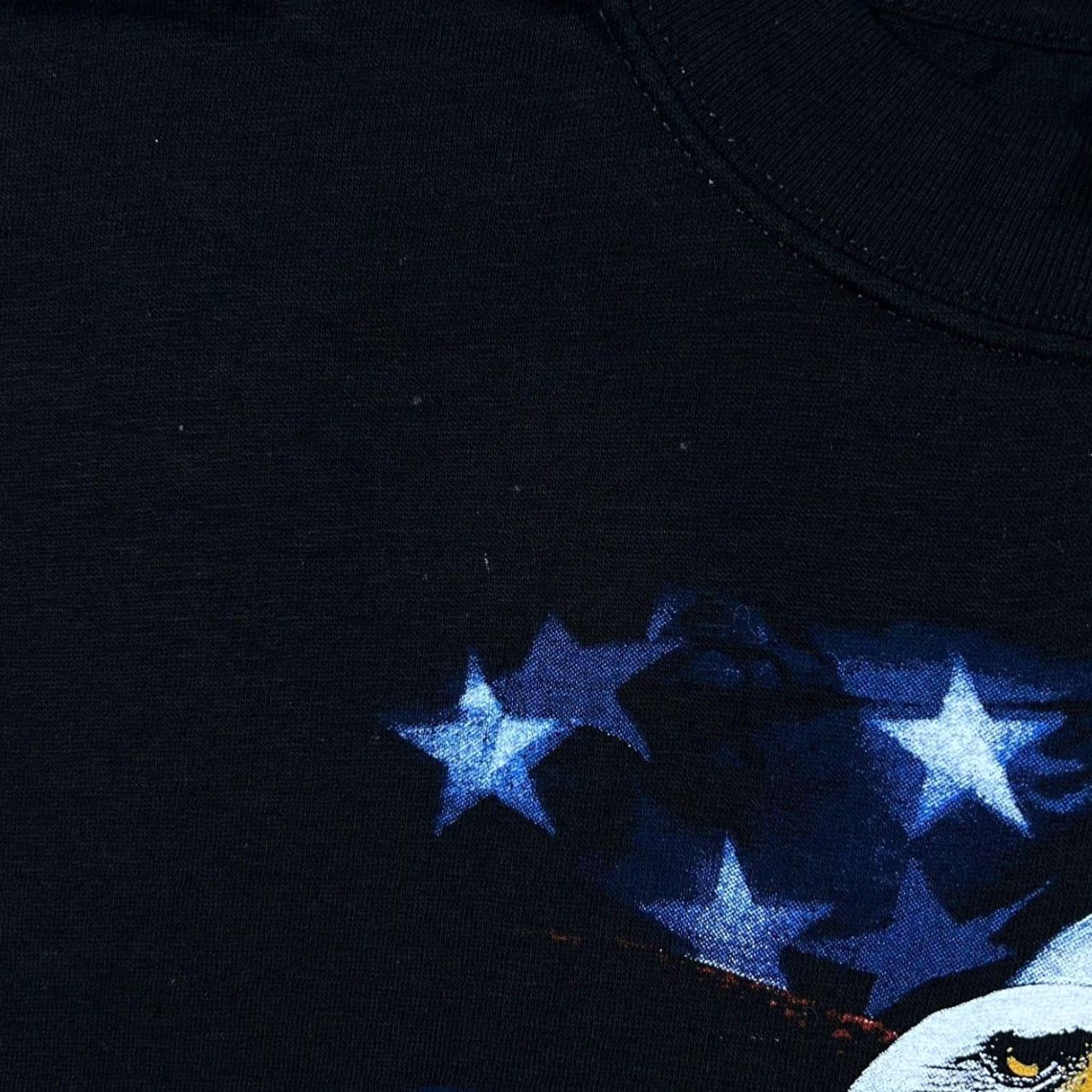 Vintage Vintage Spirit Of America Biker Eagle Patriotic Black Short Sleeve T-Shirt XL Size US XL / EU 56 / 4 - 5 Thumbnail