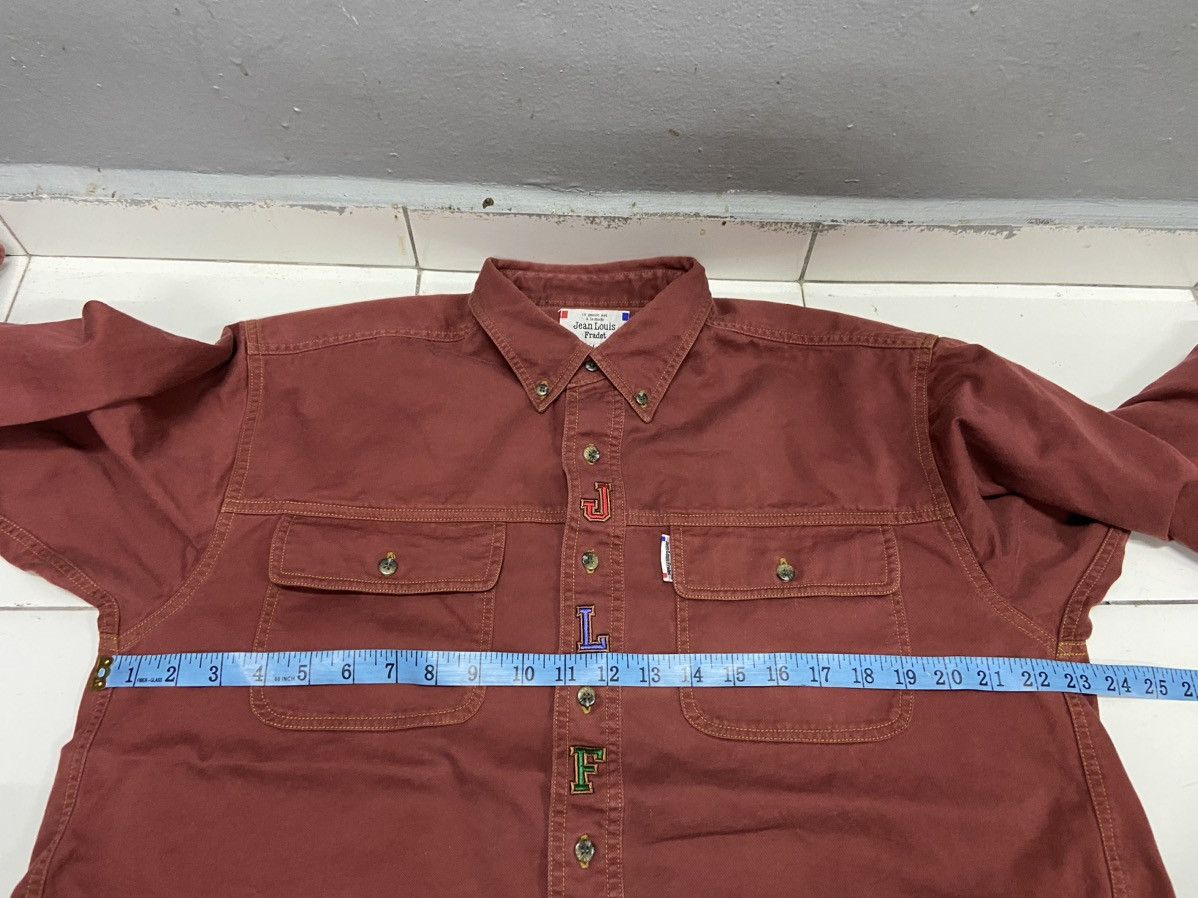 Other JEAN LOUIS FRADET BUTTON DOWN SHIRT Size US L / EU 52-54 / 3 - 15 Thumbnail