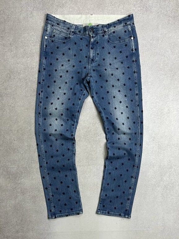 Stella McCartney WMNS Stella McCartney All Over Stars Denim Jeans Size 27" / US 4 / IT 40 - 4 Thumbnail