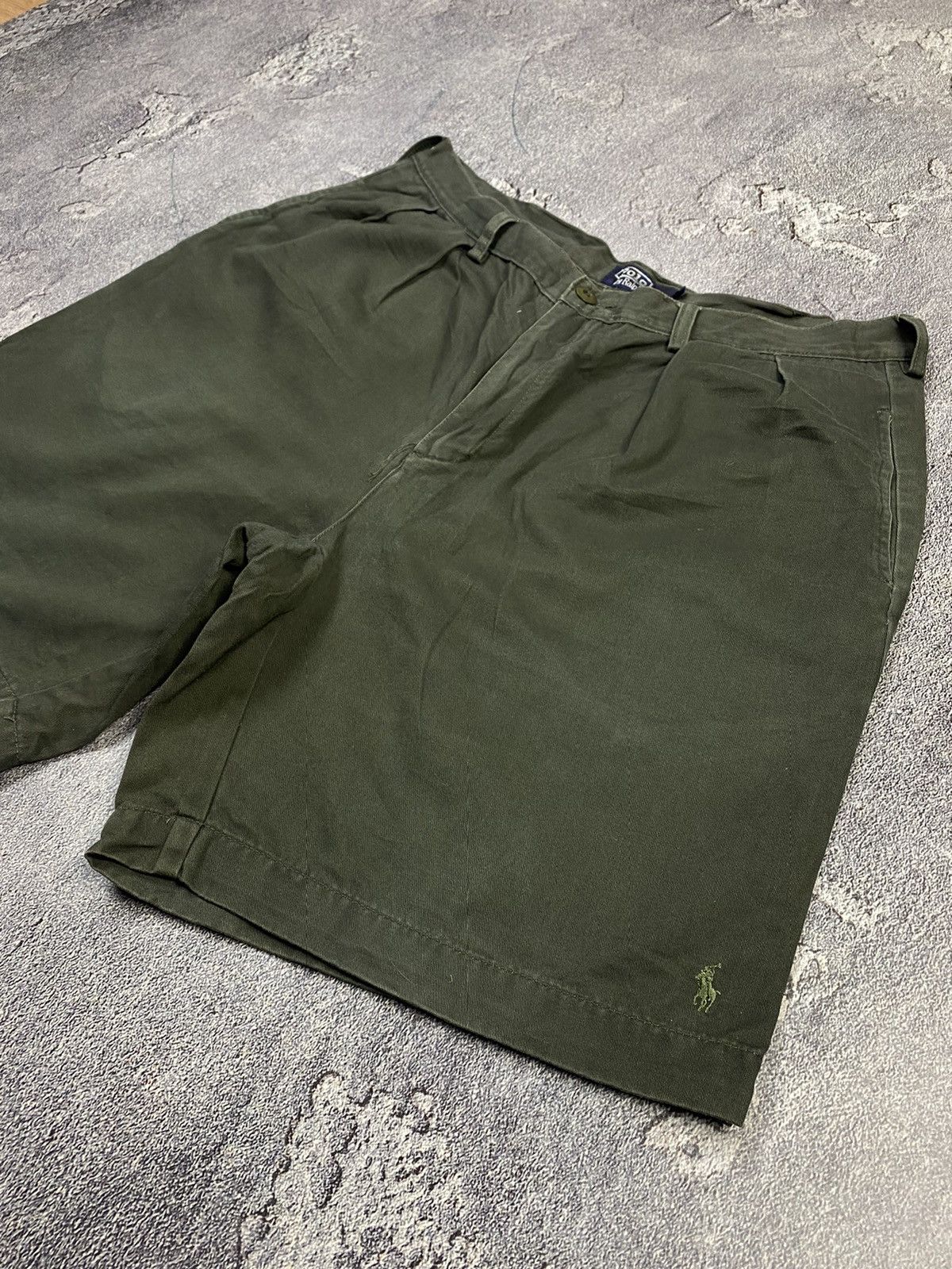 Polo Ralph Lauren Y2K Polo Ralph Lauren Khaki Chino Shorts Vintage Preppy Size US 36 / EU 52 - 3 Thumbnail