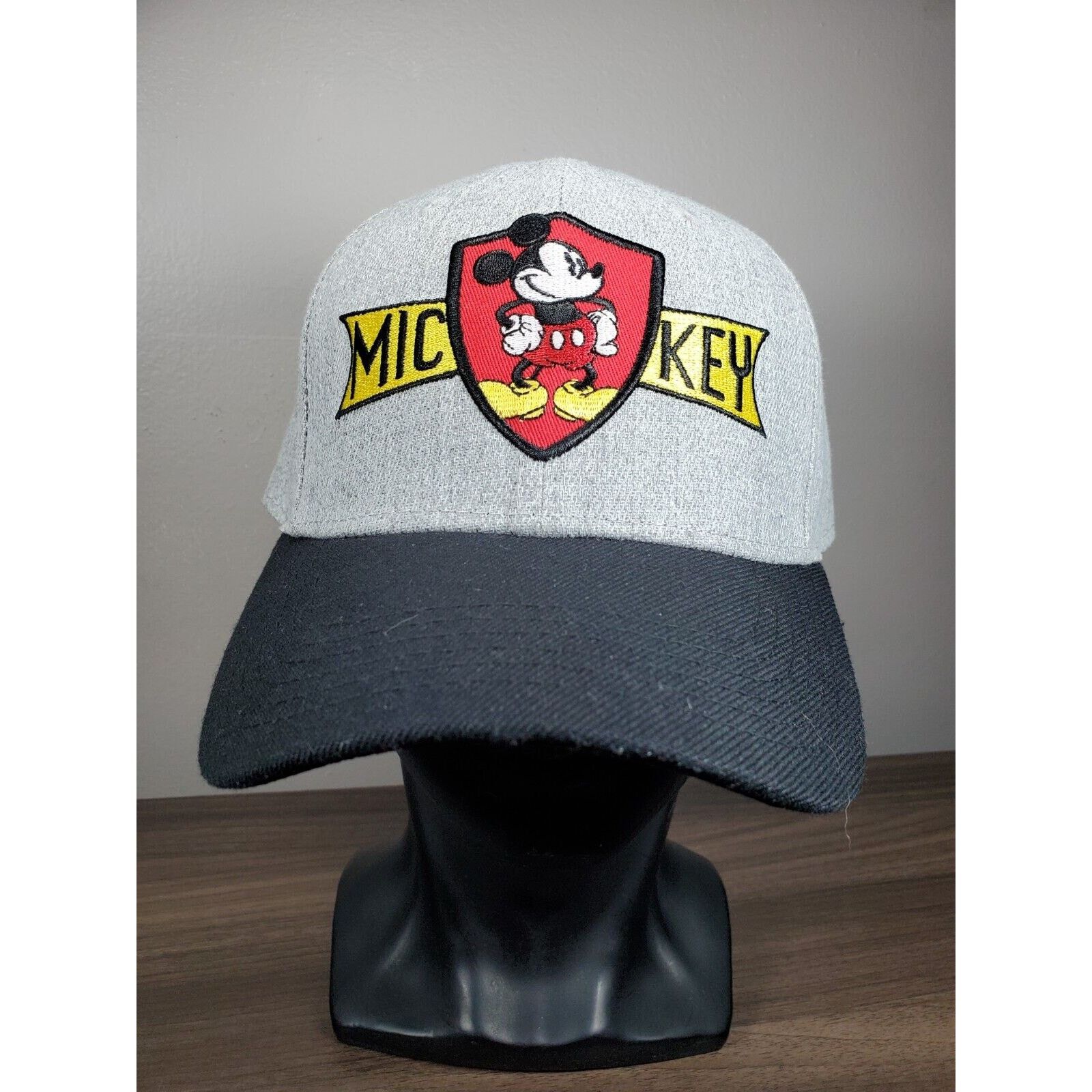 Disney Disney Mickey Mouse Hat 2018 Gray Snapback Cap Adjustable Size ONE SIZE - 2 Thumbnail