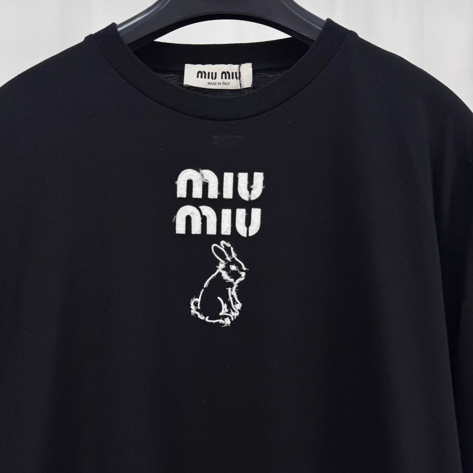 Miu Miu MIU MIU Embroidered Logo Long Sleeves Size S 99 New Size US S / EU 44-46 / 1 - 3 Thumbnail