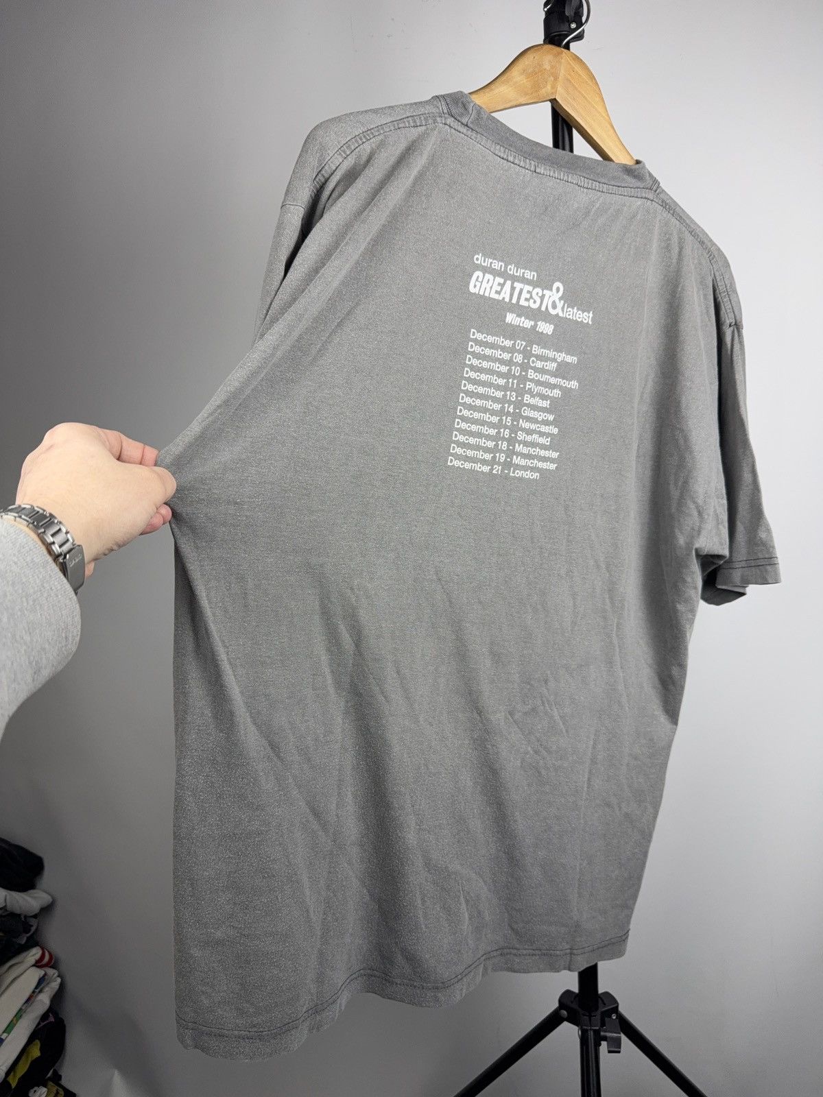Band Tees Vintage 1998 Duran Duran Greatest & Latest Tour Tee Size US XL / EU 56 / 4 - 14 Thumbnail