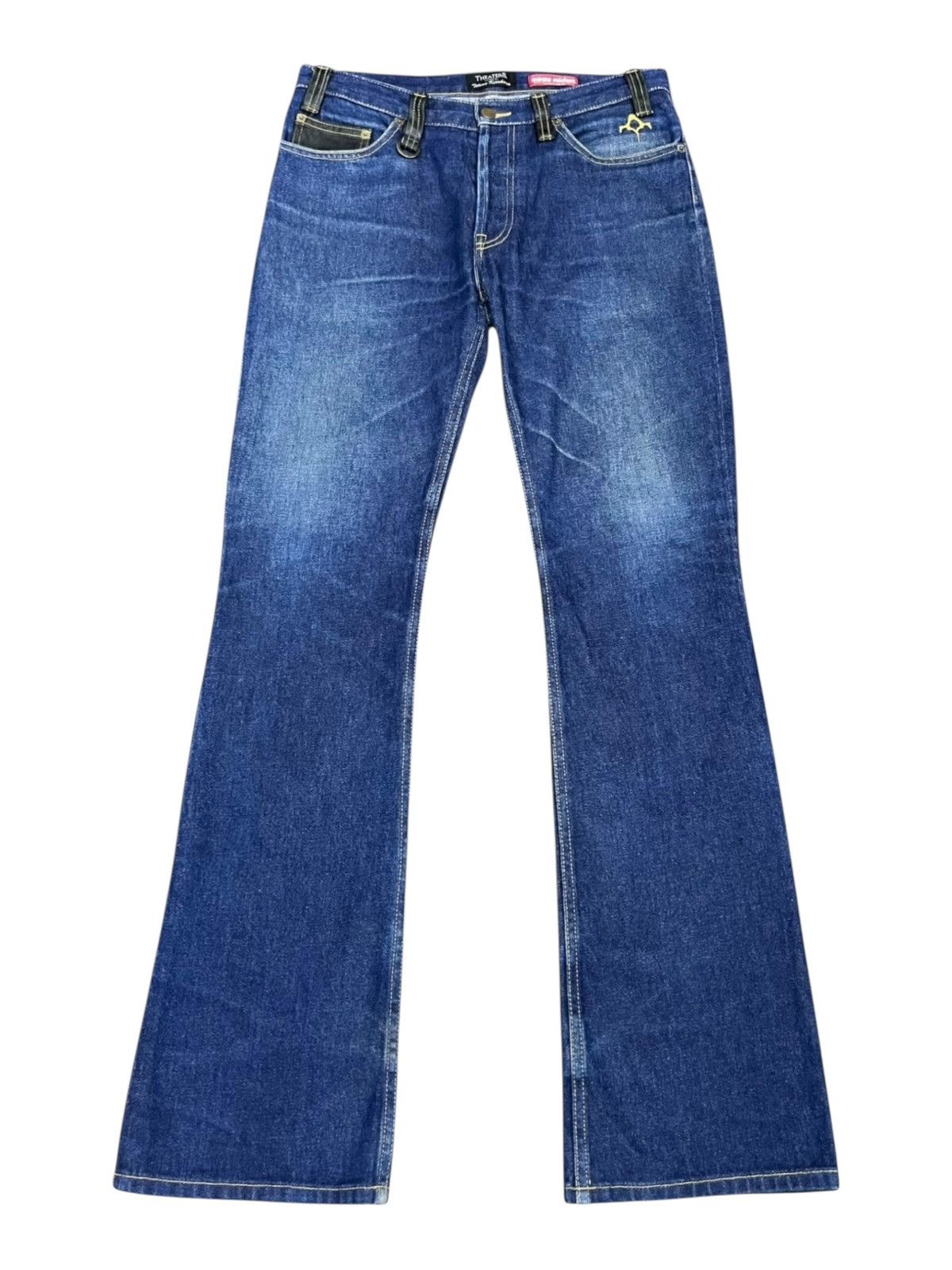 Backbone Back Bone x Easy Rider Theater8 Flare Jeans Made in USA Size US 30 / EU 46 - 3 Thumbnail